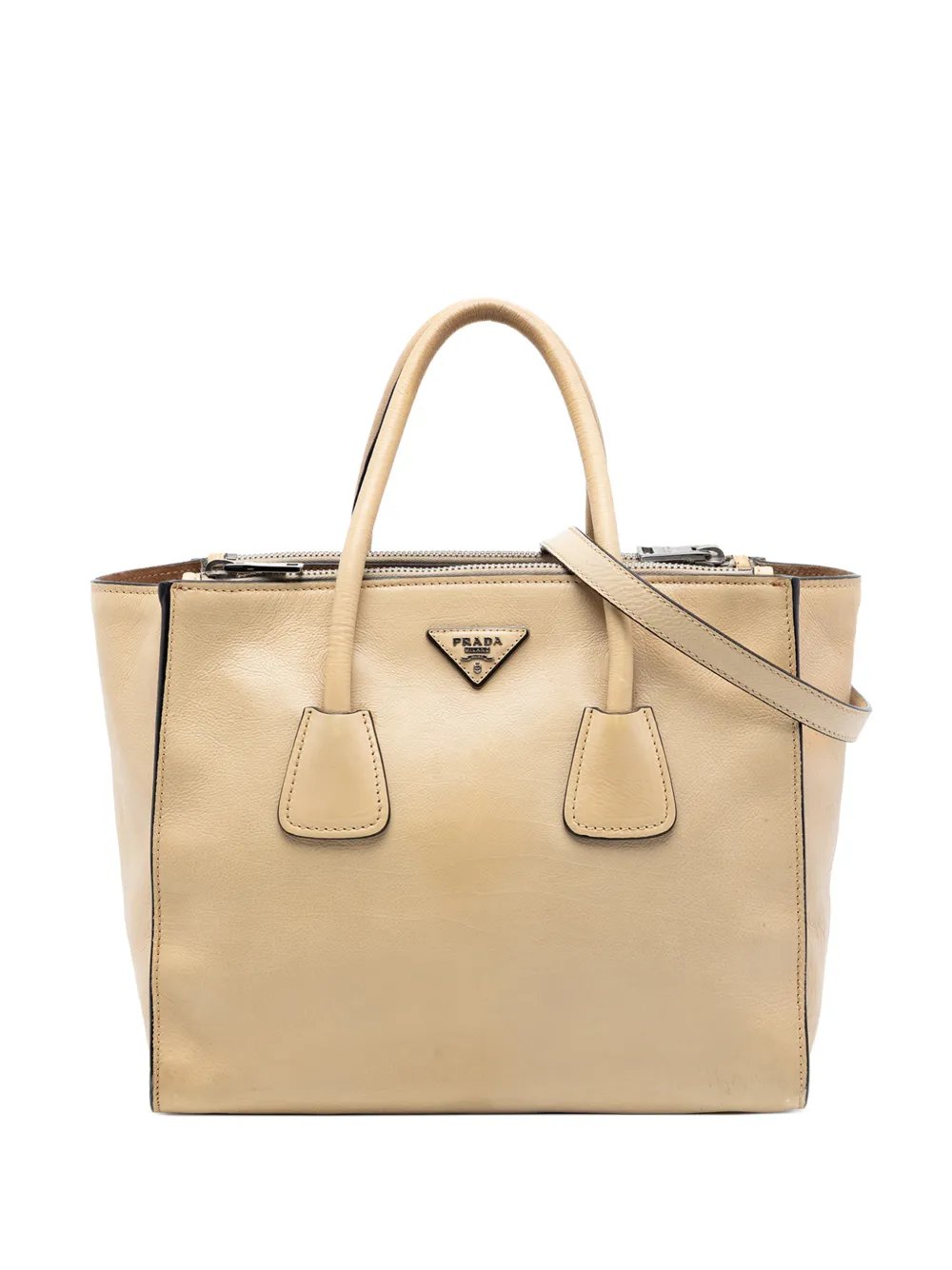 2010-2026 Glace Calf Twin Pocket Double Handle satchel