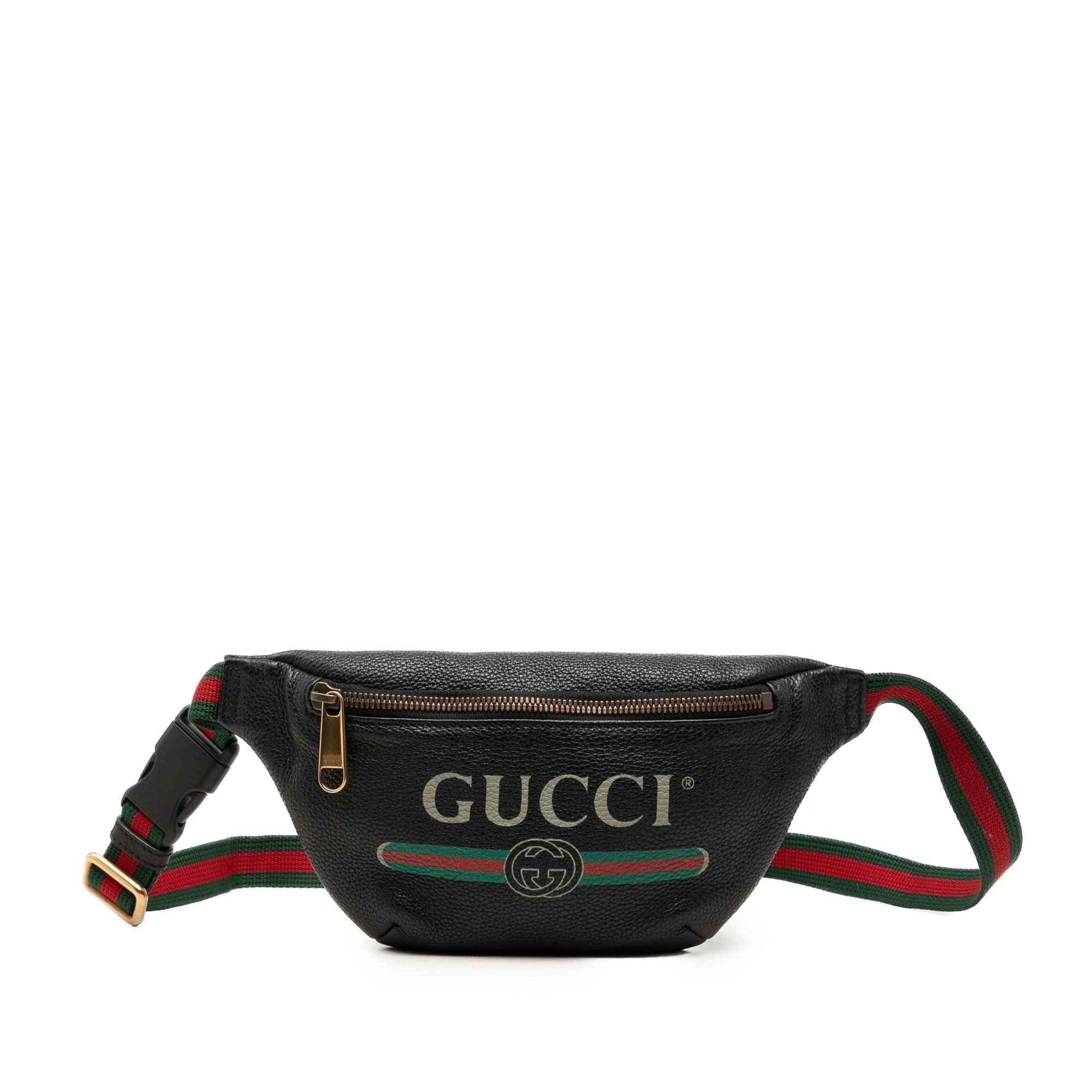 Gucci B leather bag