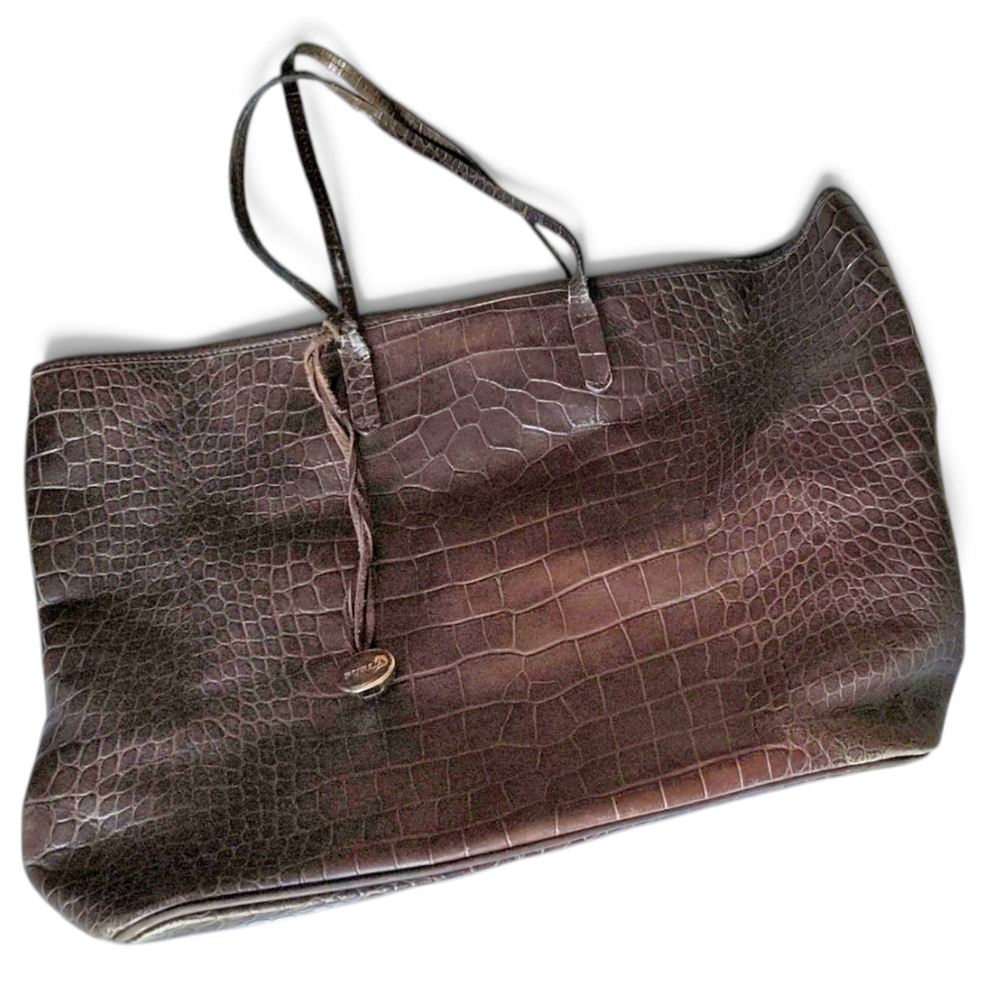 Leather tote