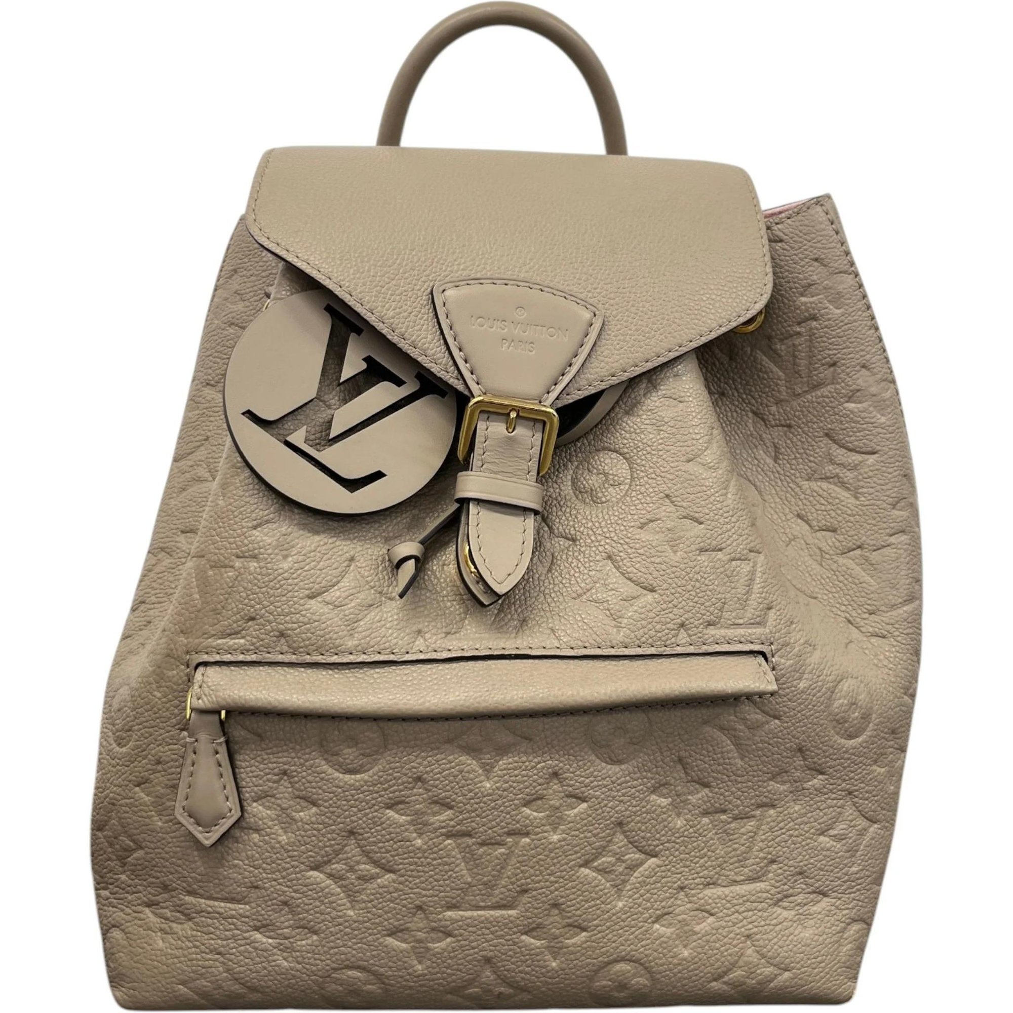 Leather backpack