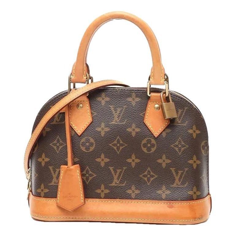 Louis Vuitton Alma BB leather handbag