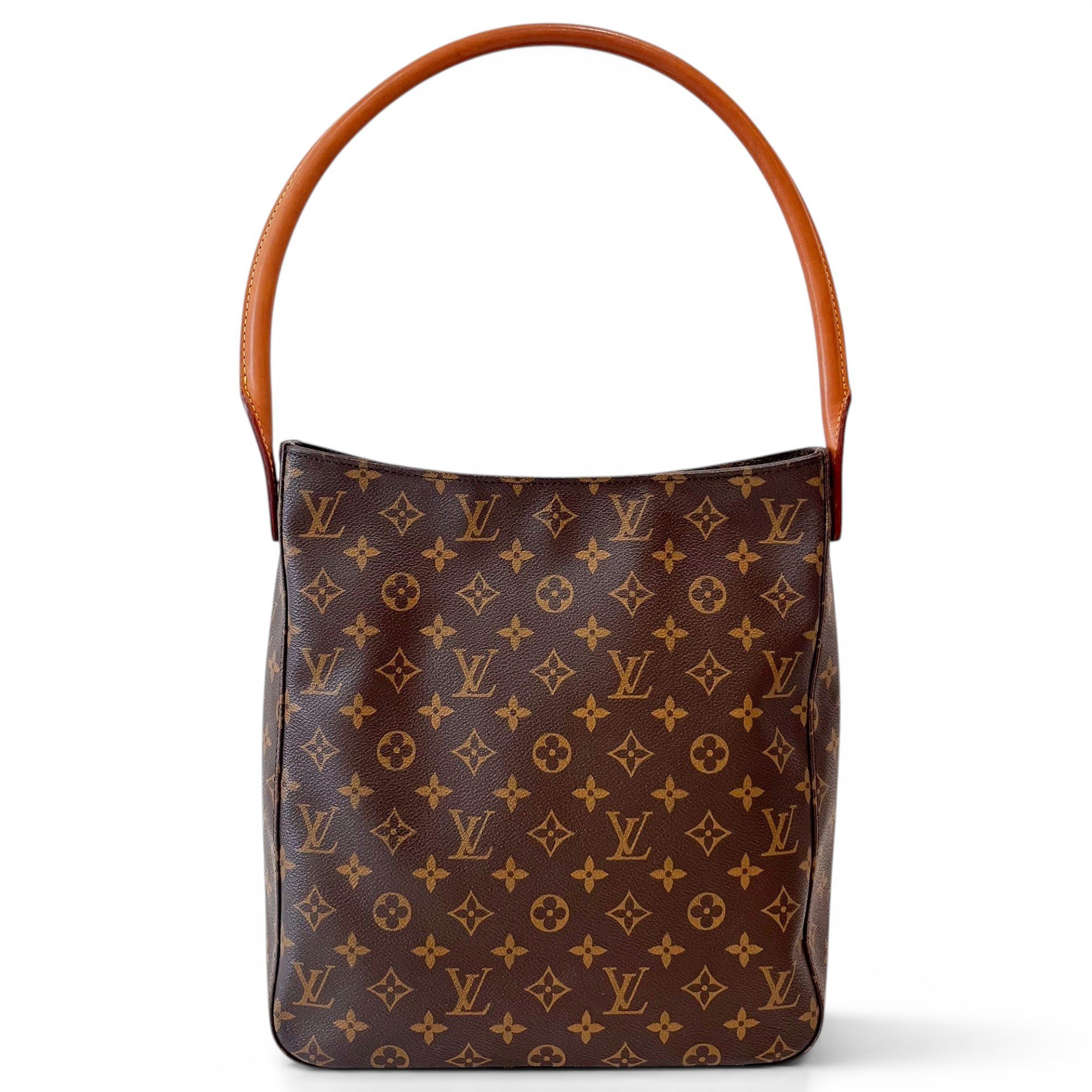 Looping cloth handbag