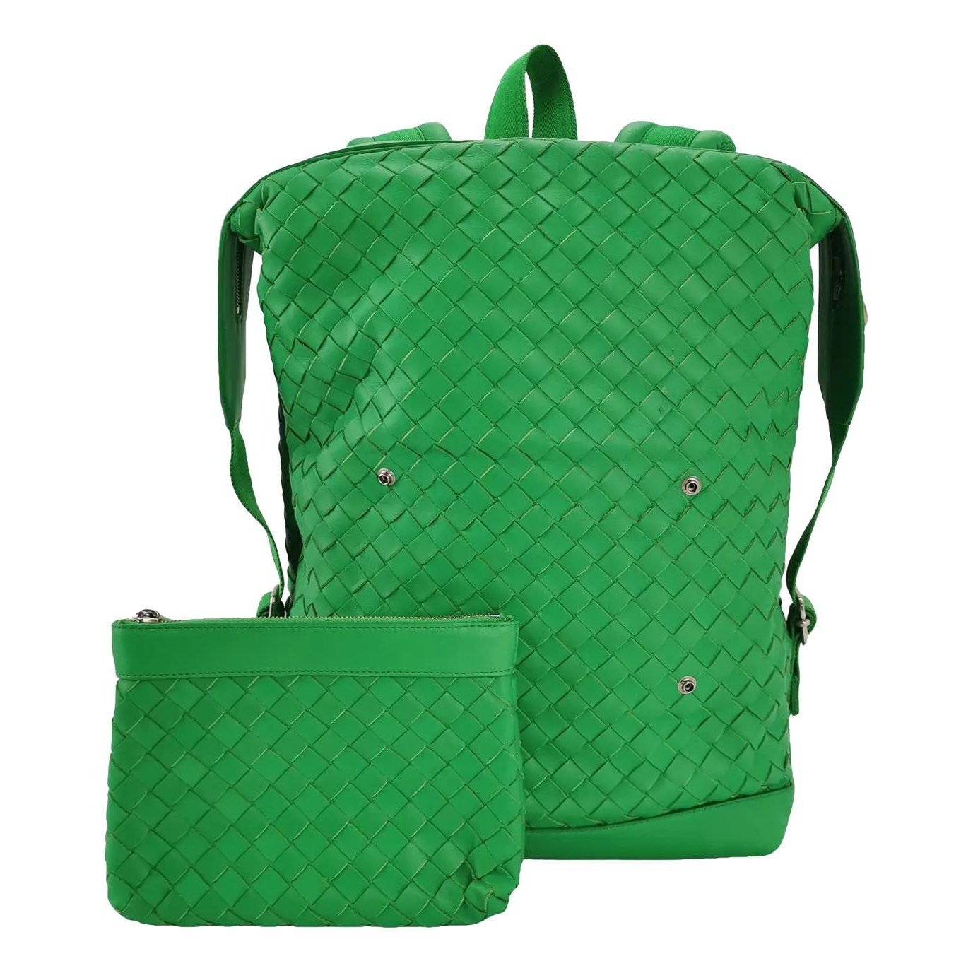 Leather backpack