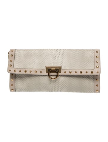 Snakeskin Clutch