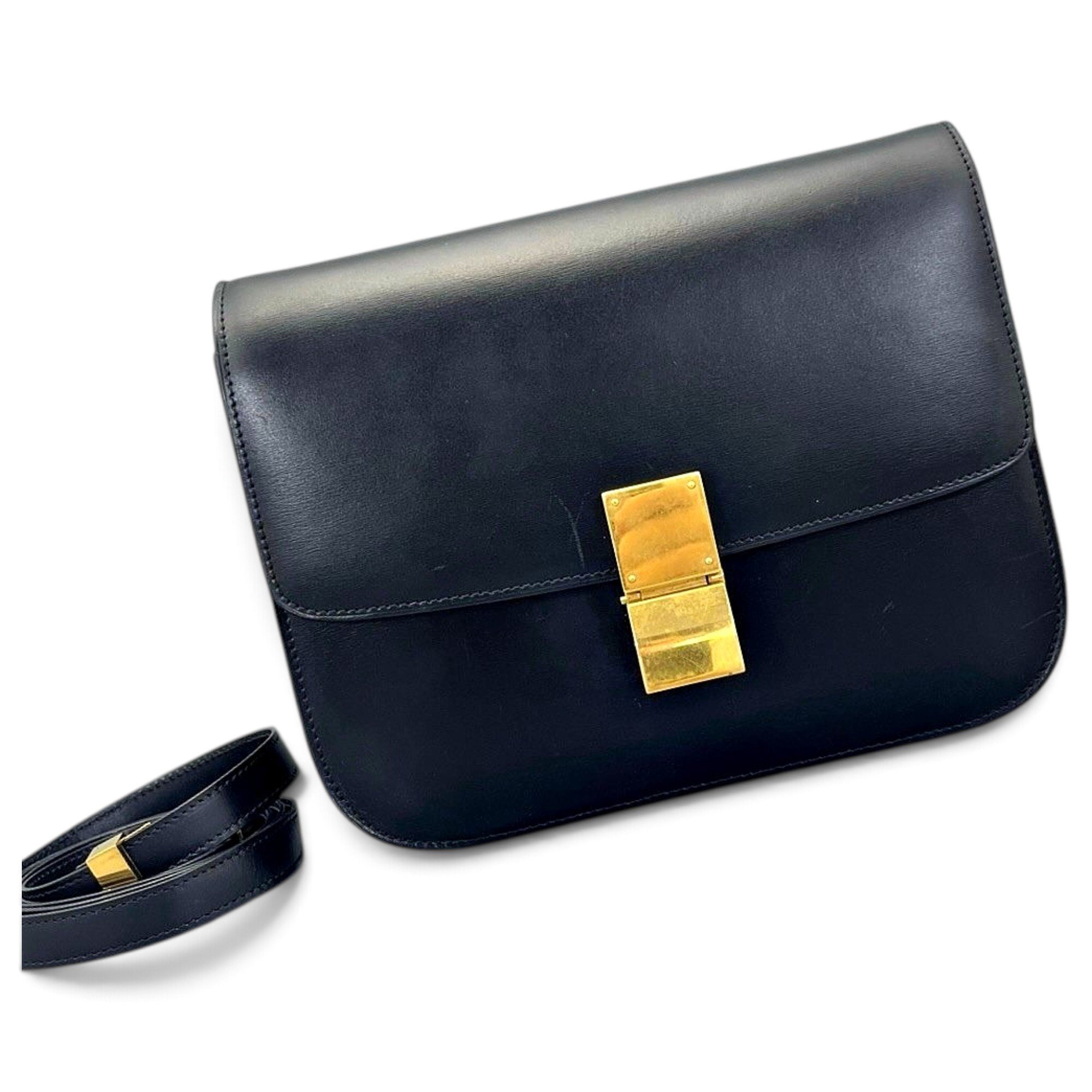 Classic leather handbag
