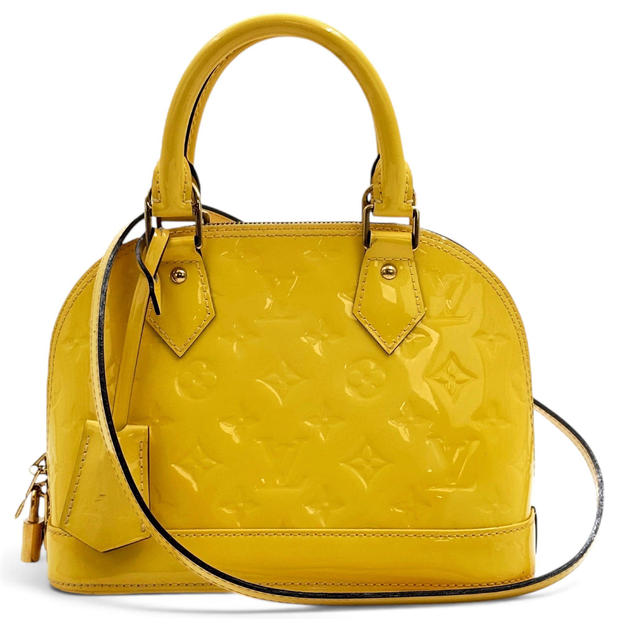 Alma BB patent leather crossbody bag