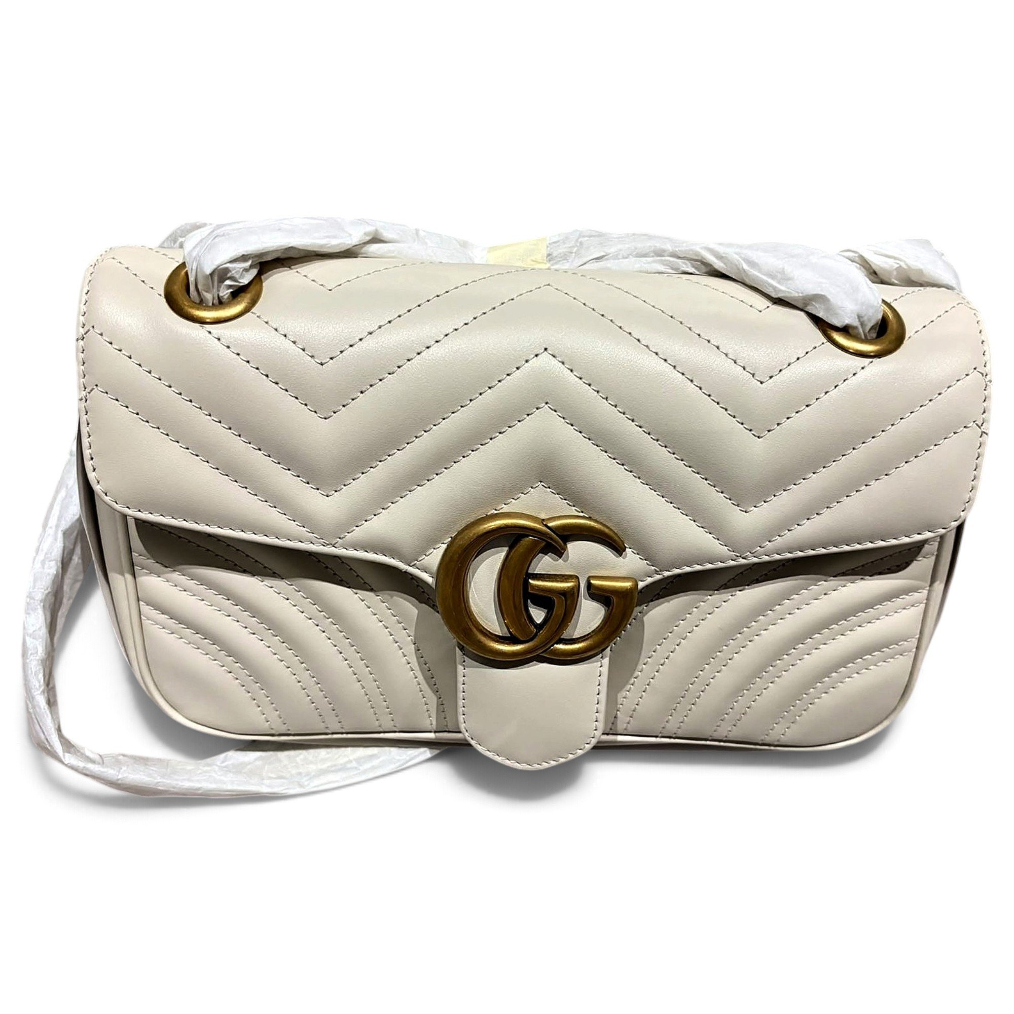 GG Marmont Flap leather crossbody bag