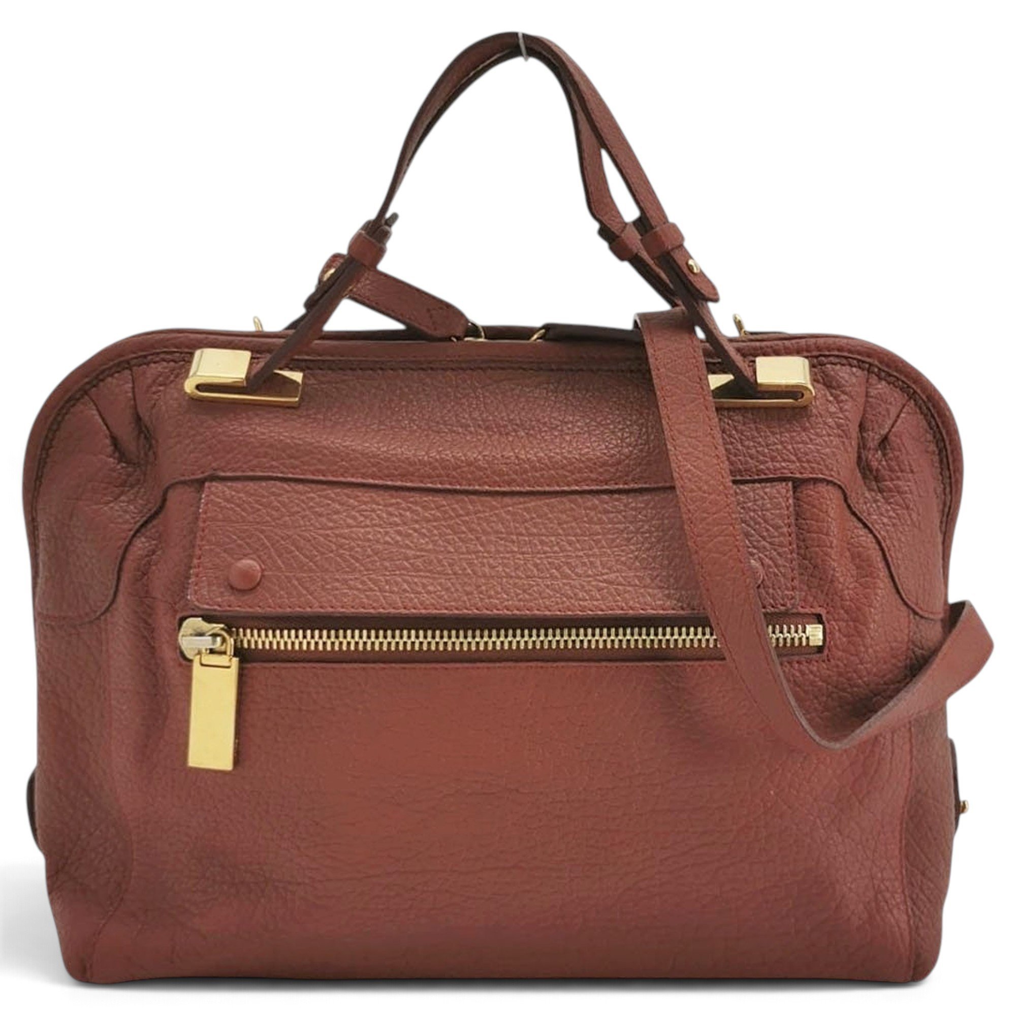 Leather handbag