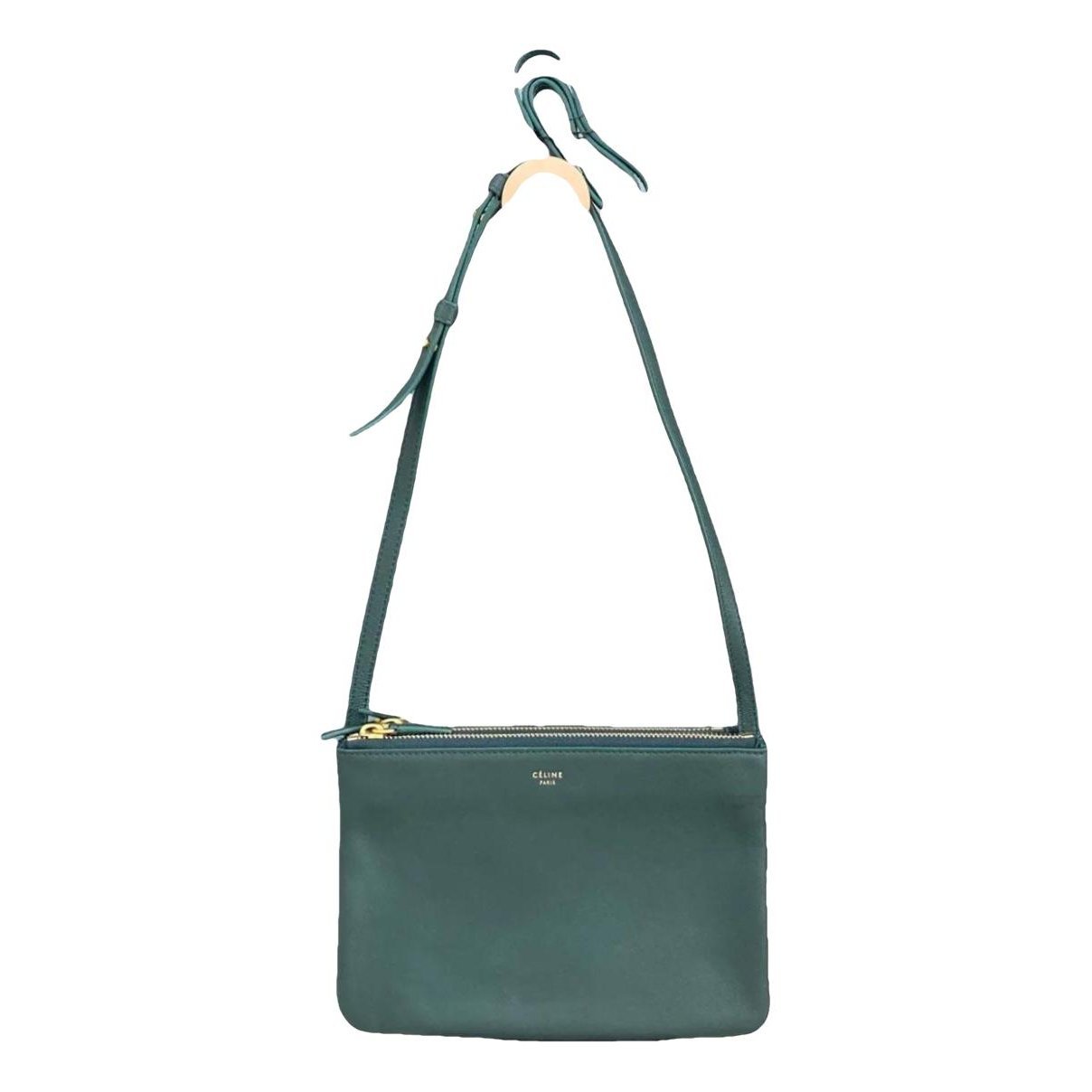 Trio leather crossbody bag