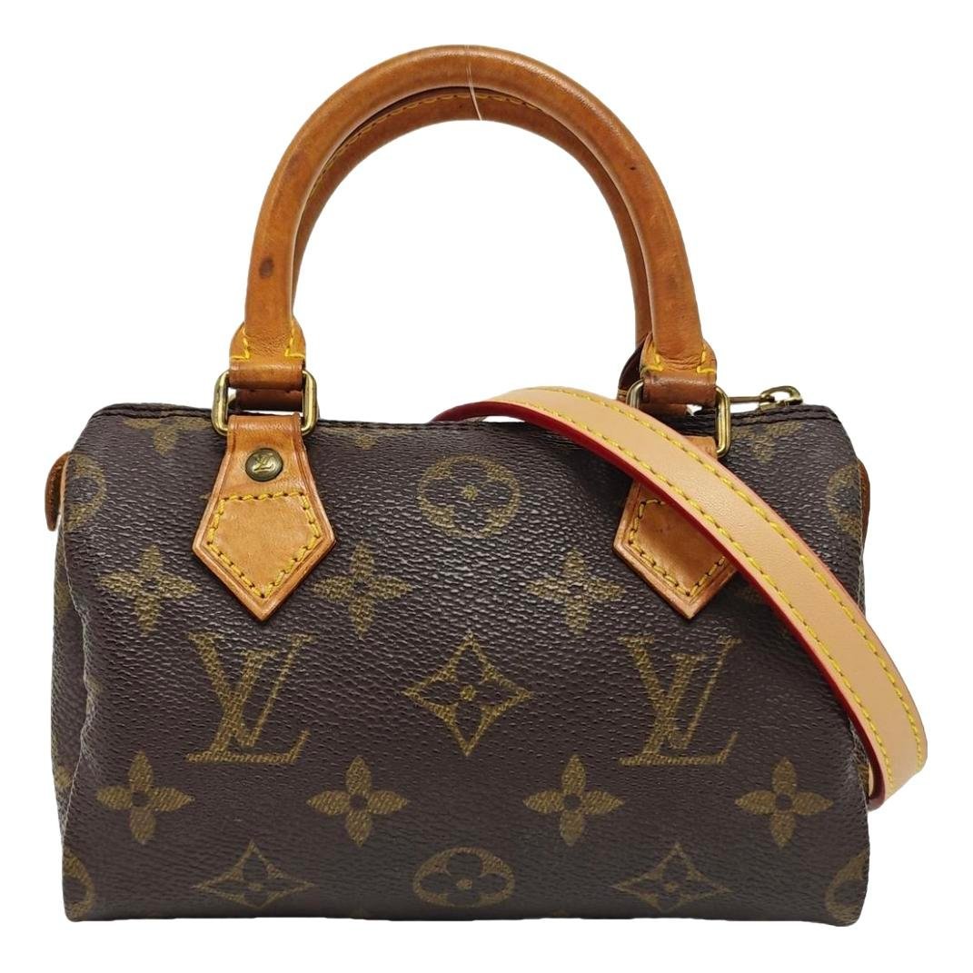 Nano Speedy / Mini HL leather handbag