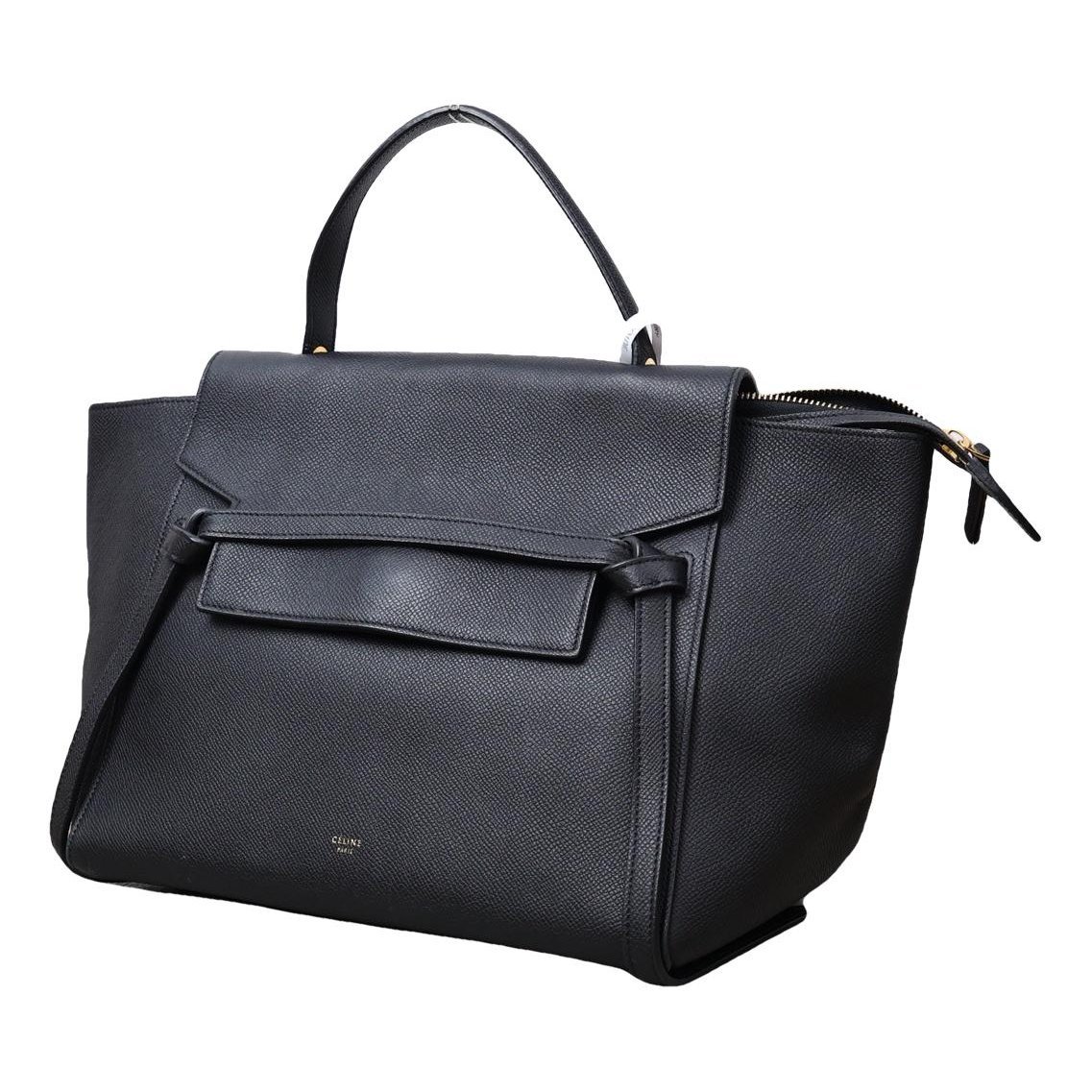 Belt leather handbag