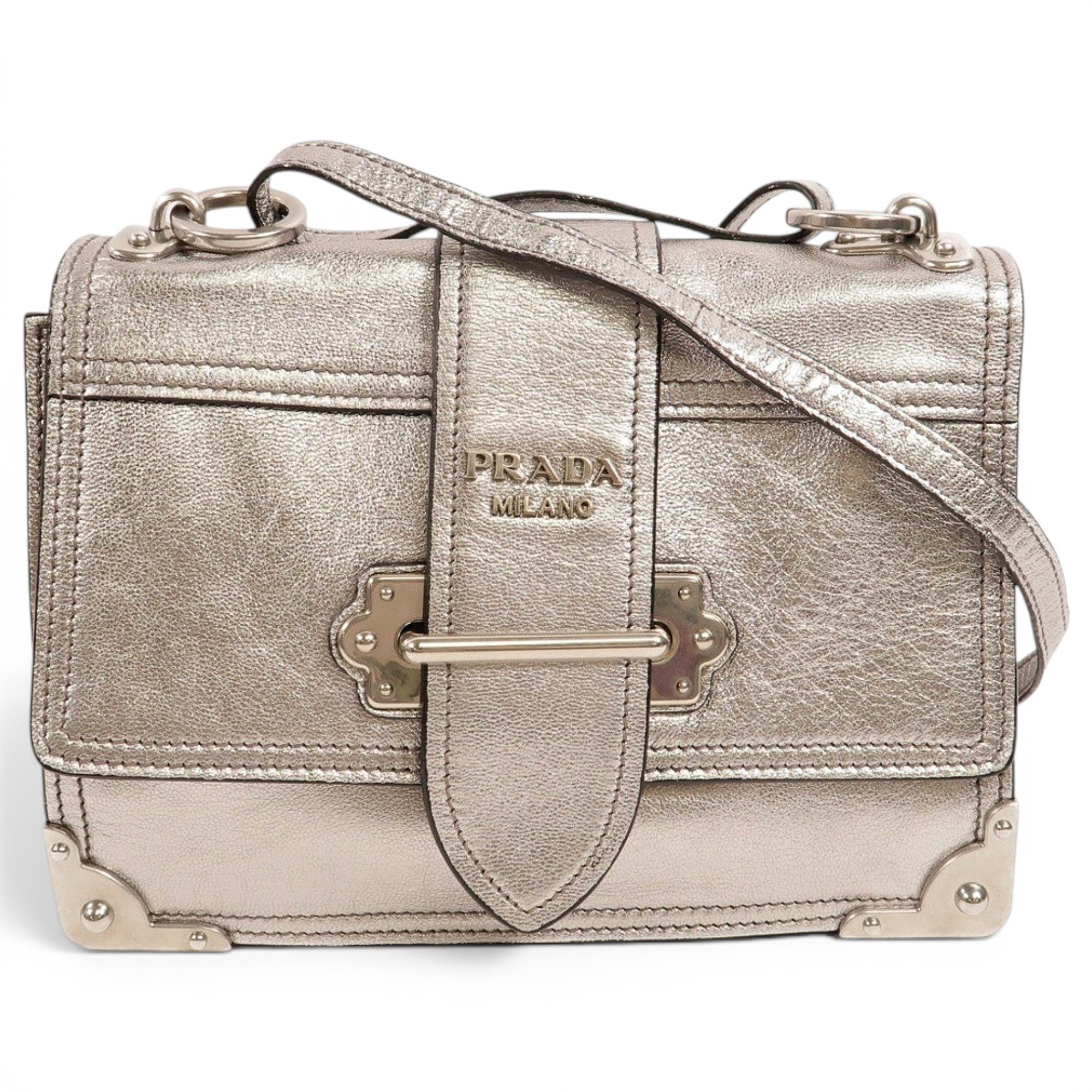 Cahier leather handbag