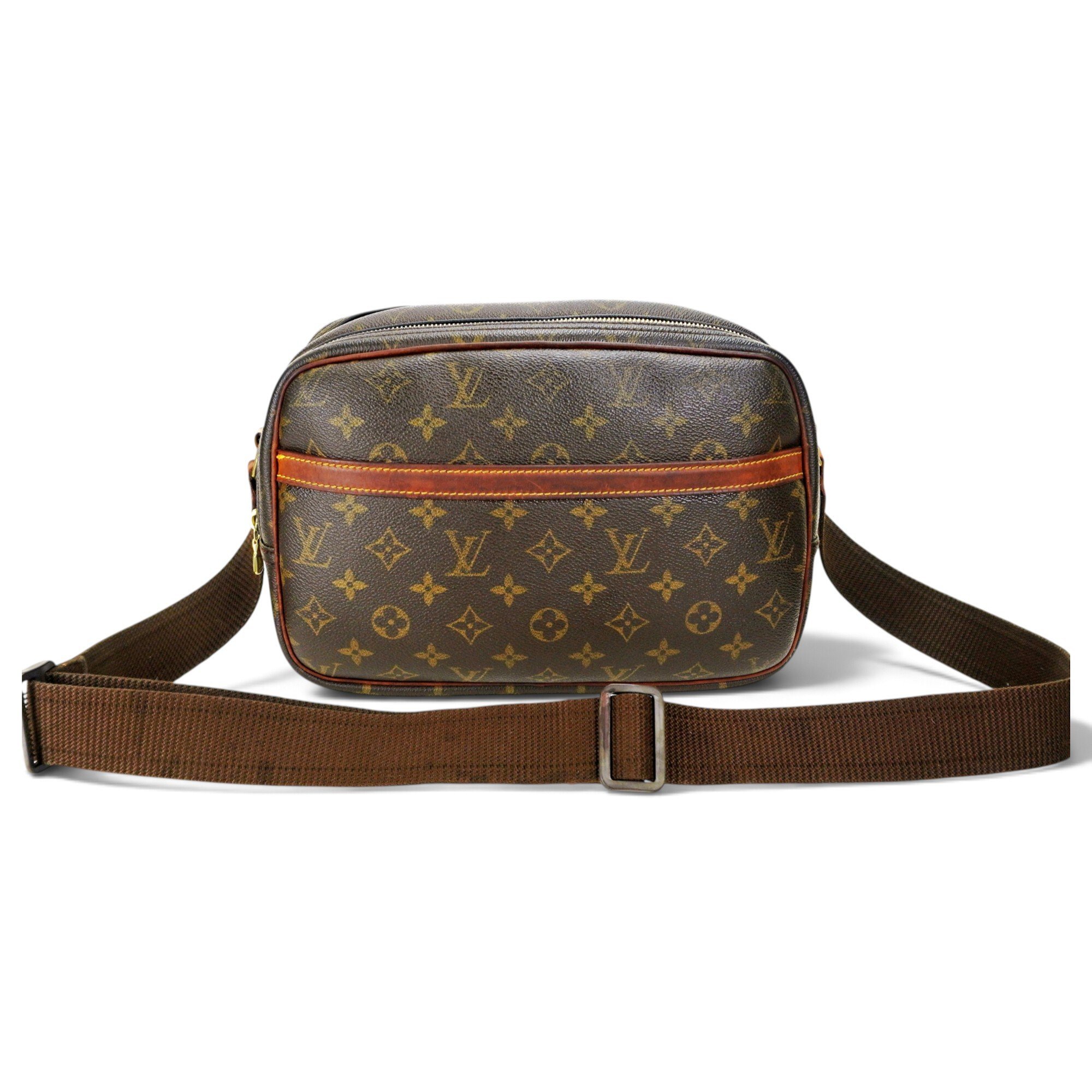 Reporter leather crossbody bag