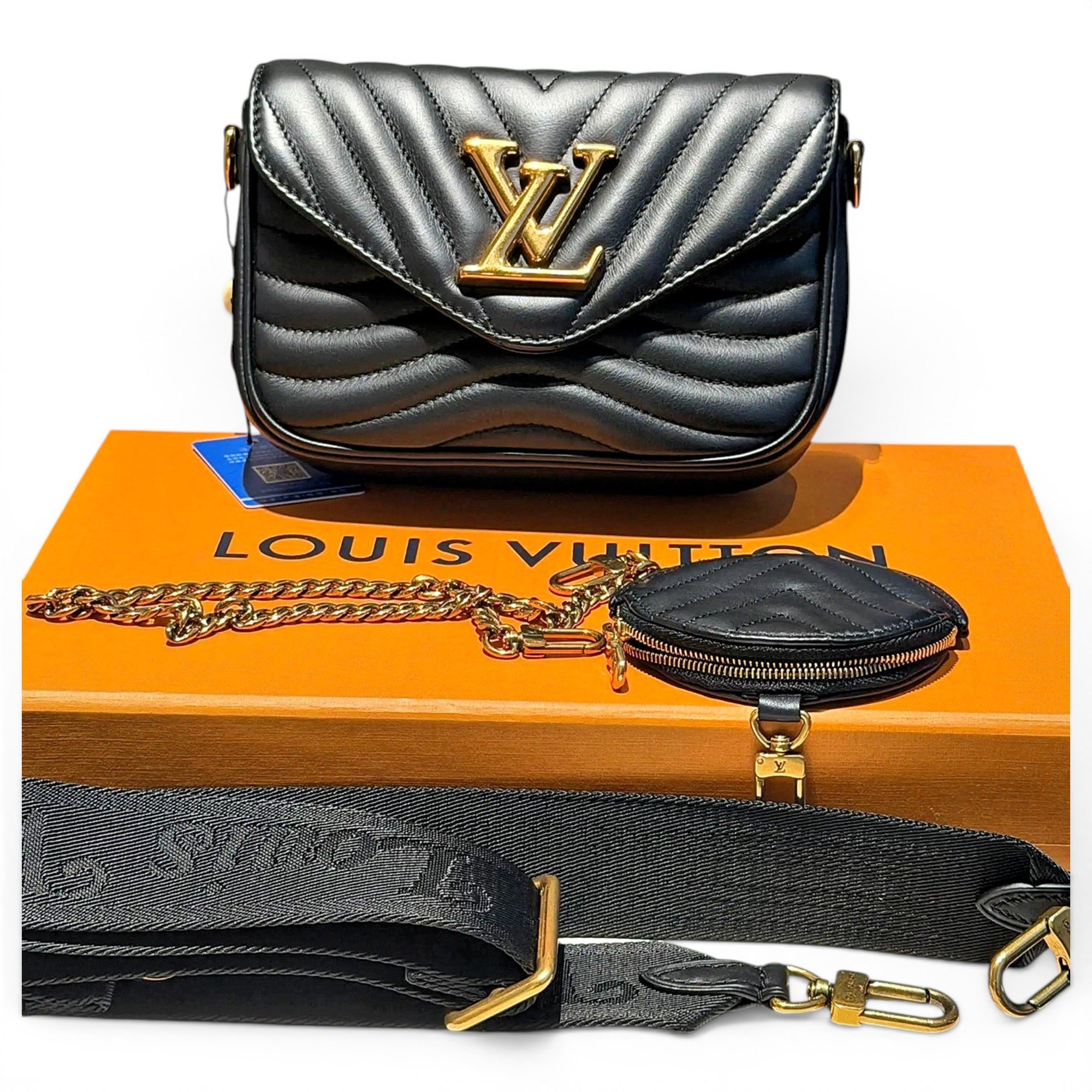 New Wave leather handbag