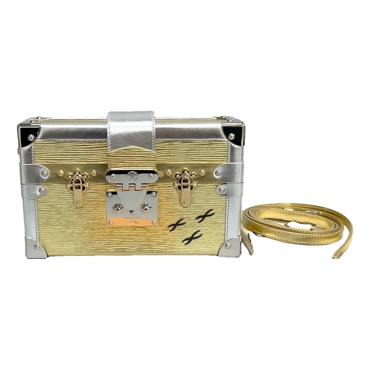 Petite Malle leather handbag