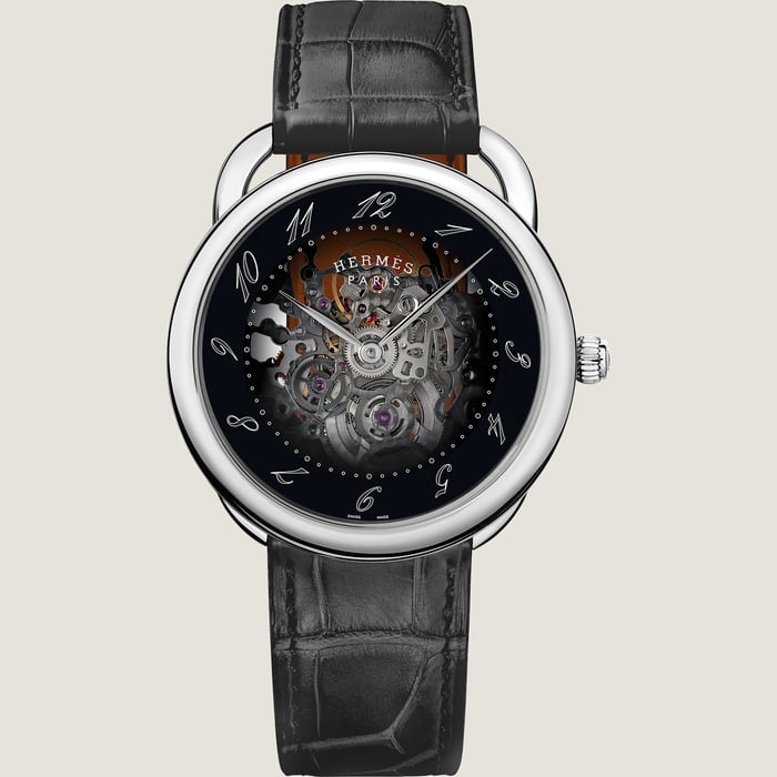 Sans Coloris Arceau Squelette Watch, 40 MM