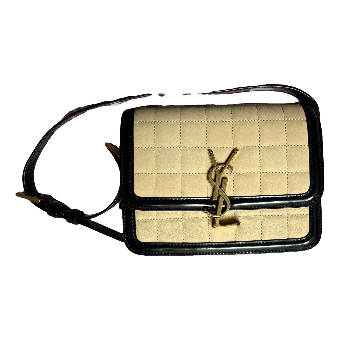 Solférino leather handbag
