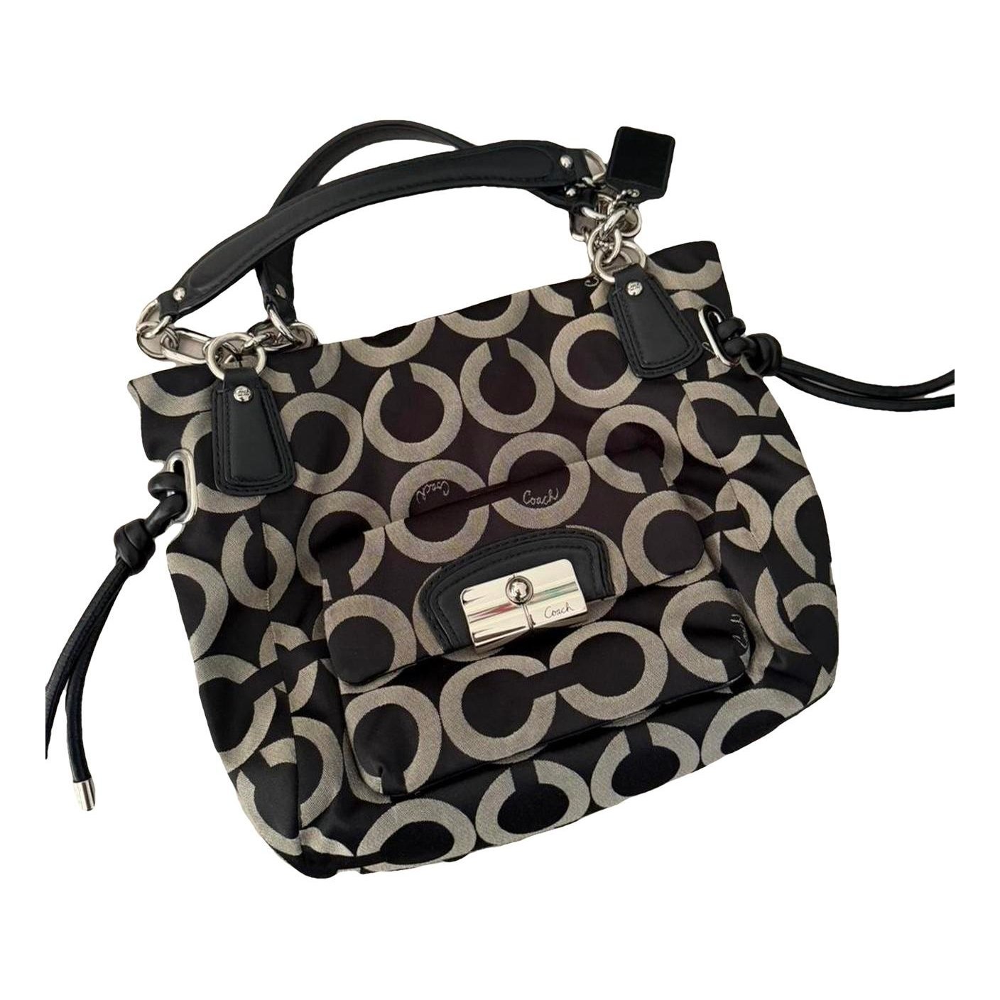 Patent leather handbag