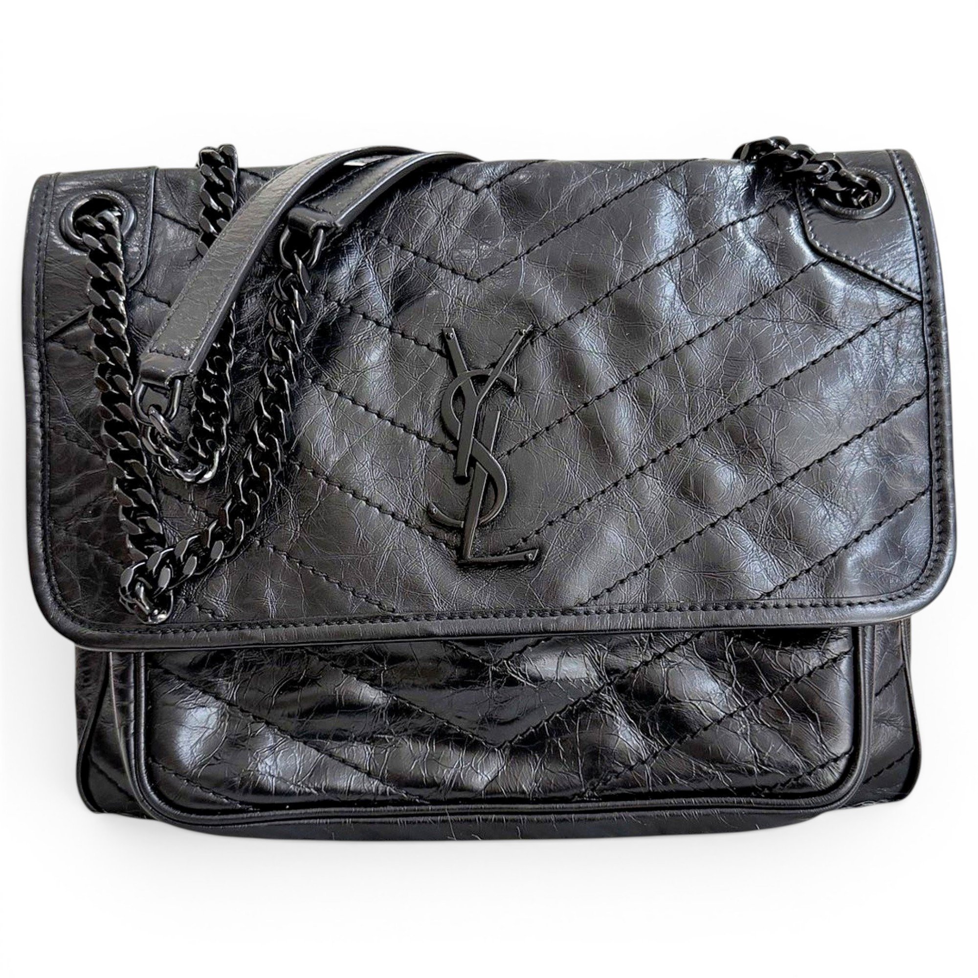 Niki leather crossbody bag