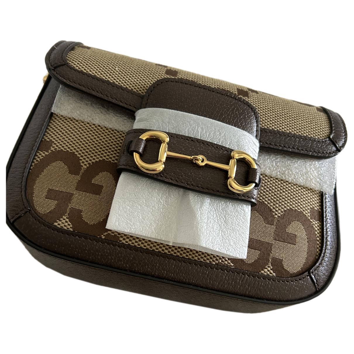 Horsebit 1955 Flap leather handbag
