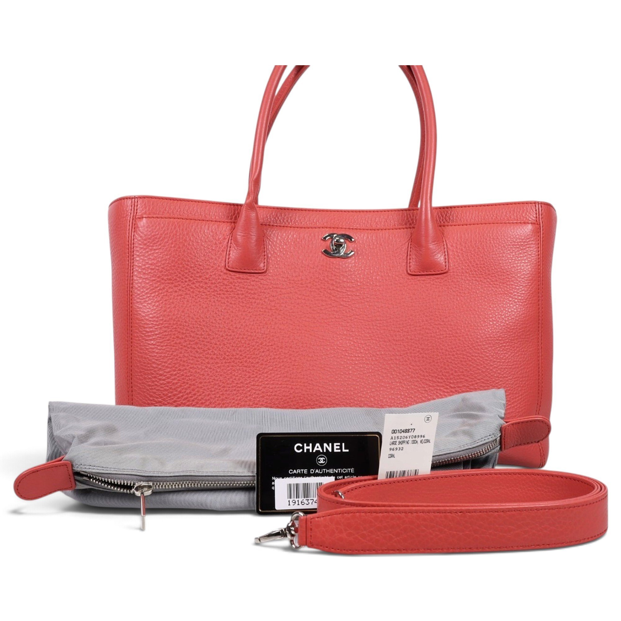 Executive leather tote
