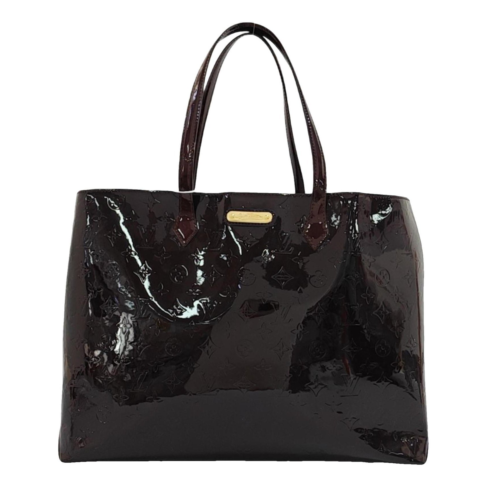 Wilshire patent leather handbag