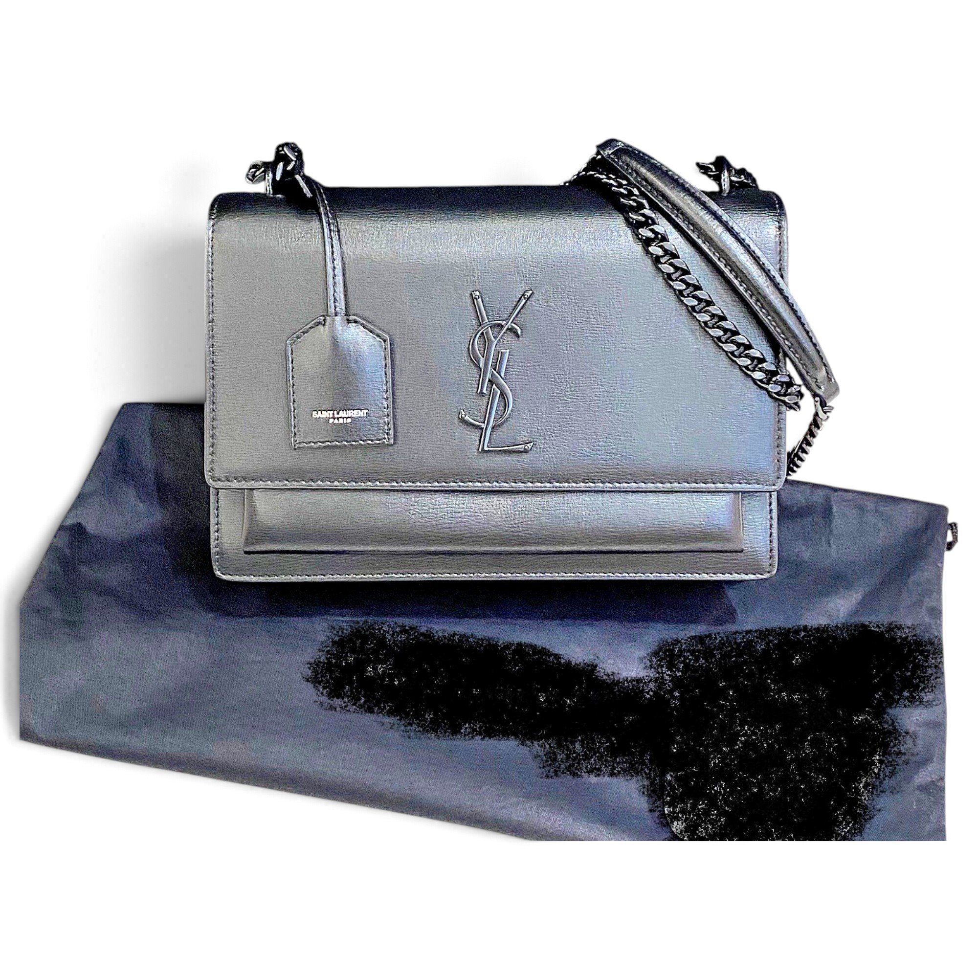 Sunset leather crossbody bag