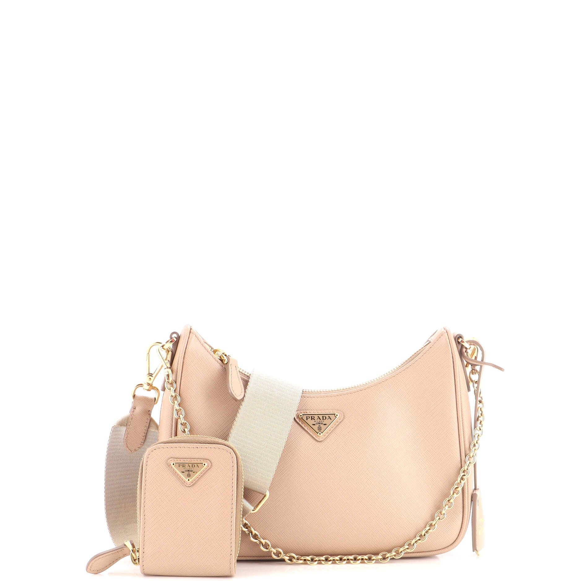 Re-Edition 2005 Shoulder Bag Saffiano Leather Small