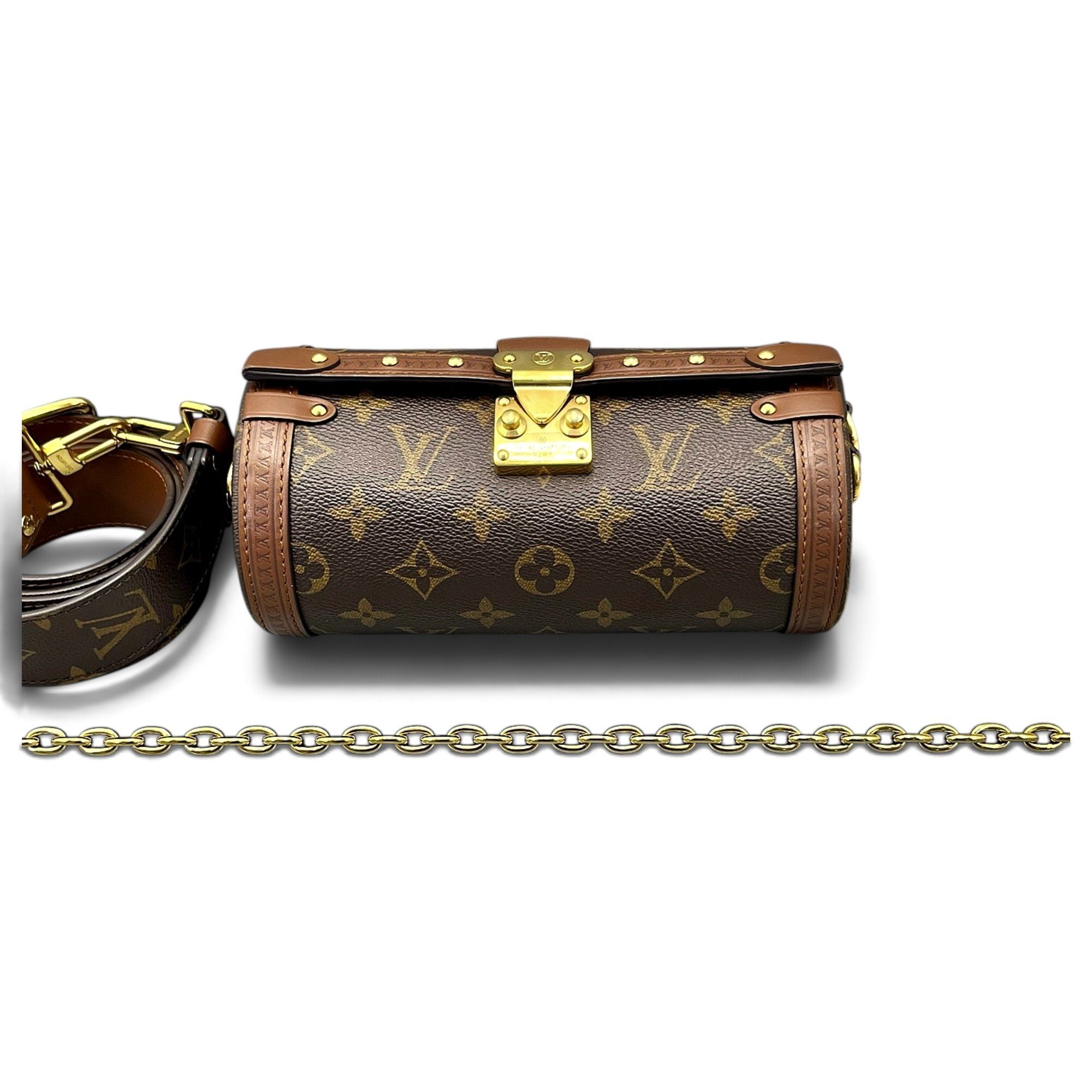Louis Vuitton Papillon Trunk cloth crossbody bag