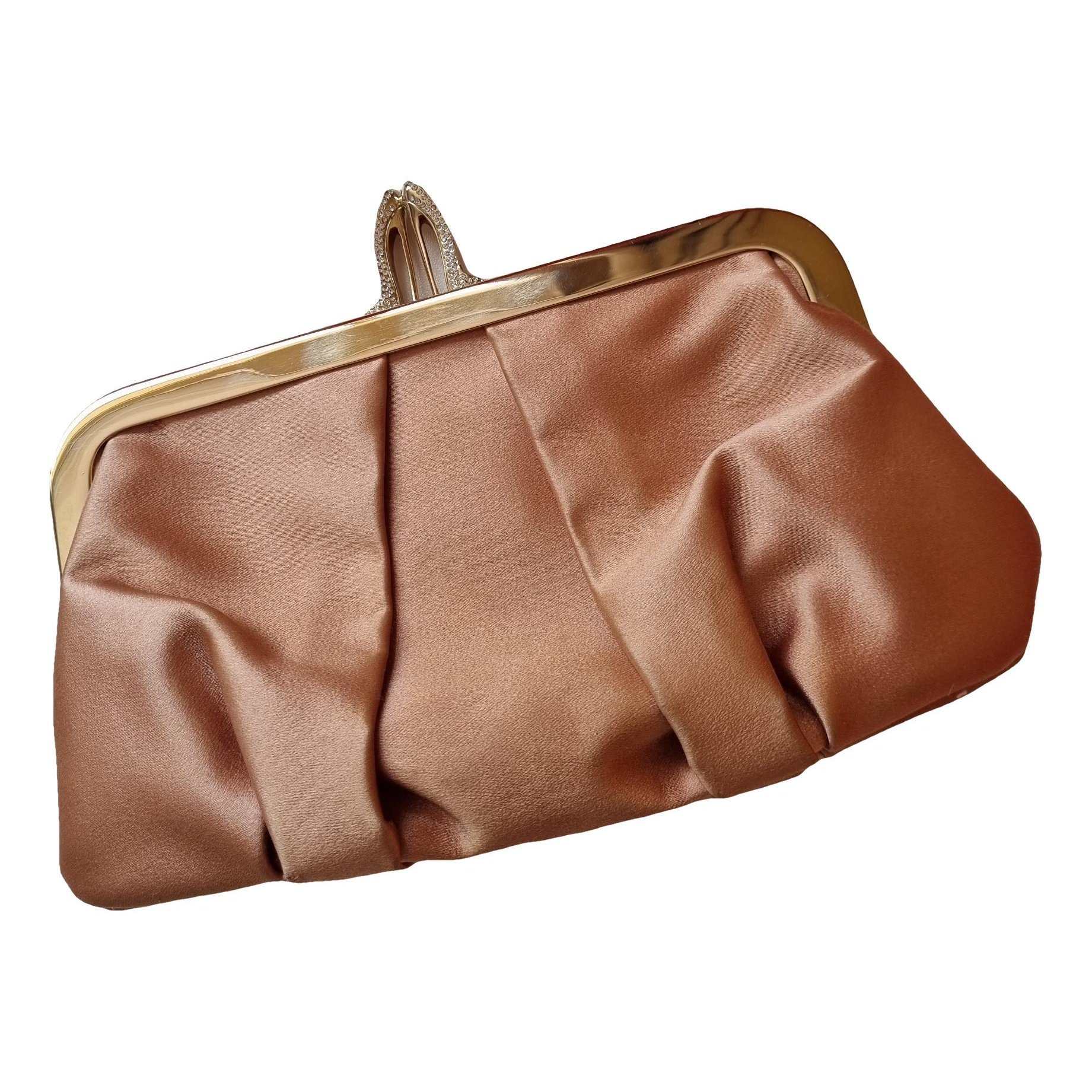 Silk clutch bag