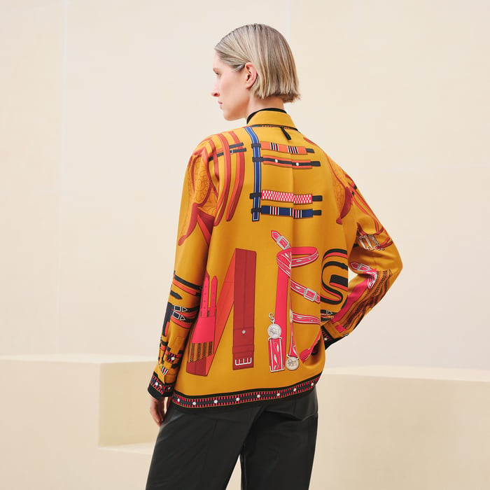 Jaune Gingembre "Lettres Equestres" Shirt