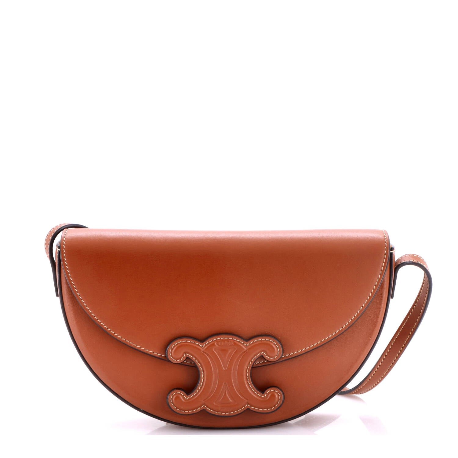 Cuir Triomphe Besace Flap Bag Leather