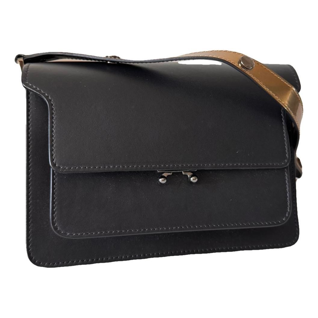 Marni Trunk leather crossbody bag