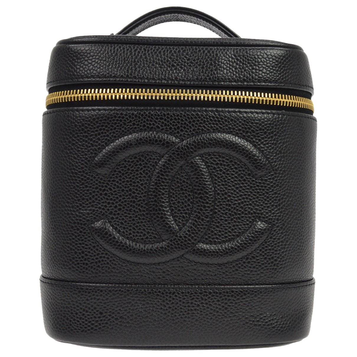 Vanity leather handbag