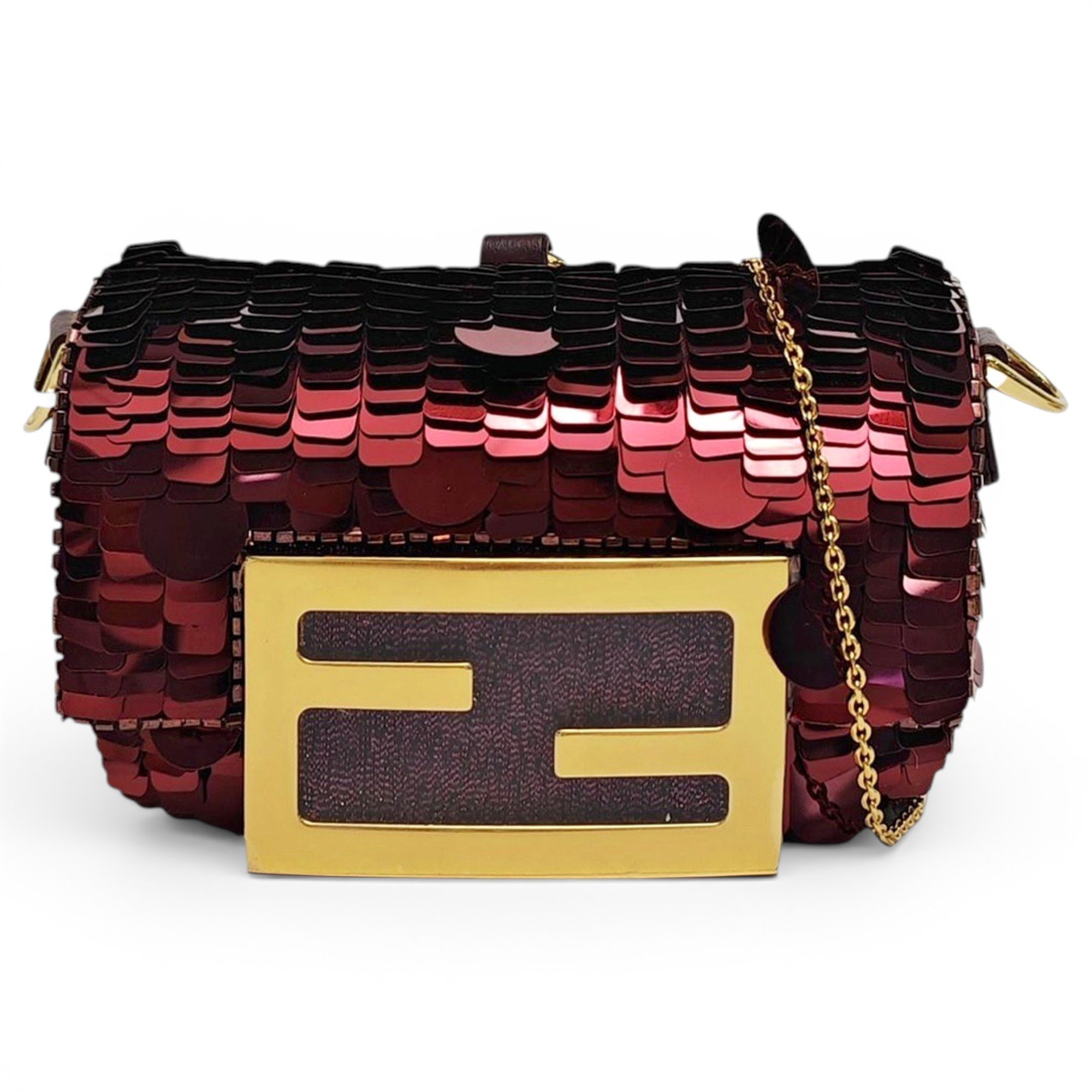 Baguette glitter handbag