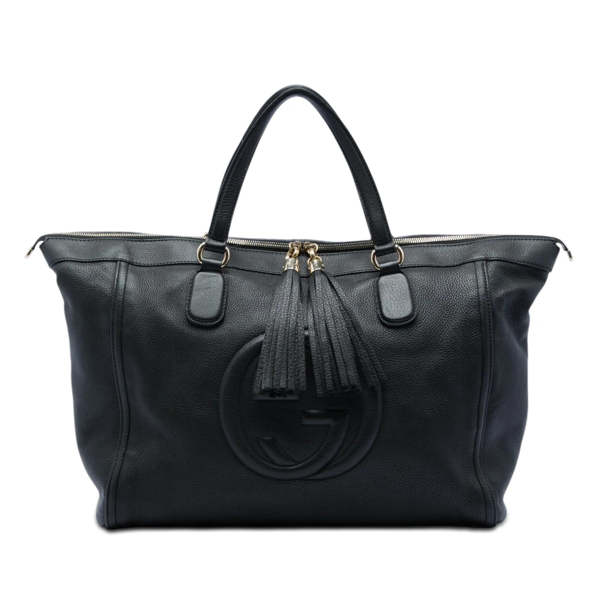 Soho leather tote