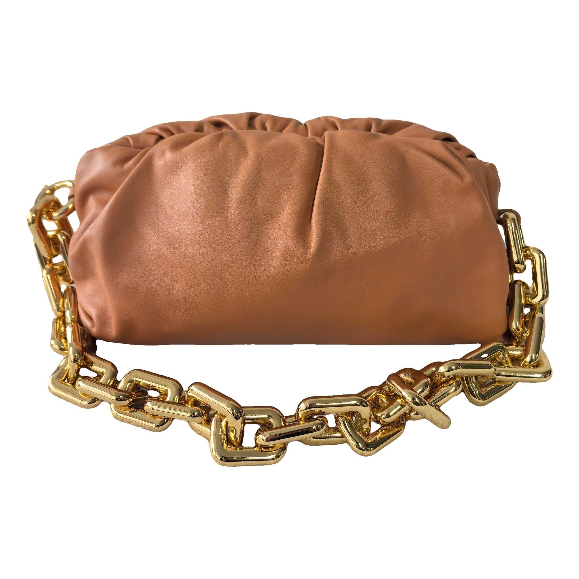 Chain Pouch leather handbag