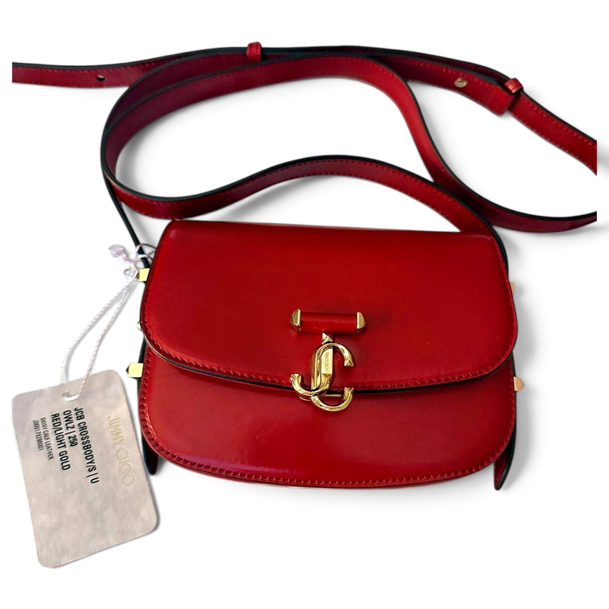 Jimmy Choo Varenne leather crossbody bag