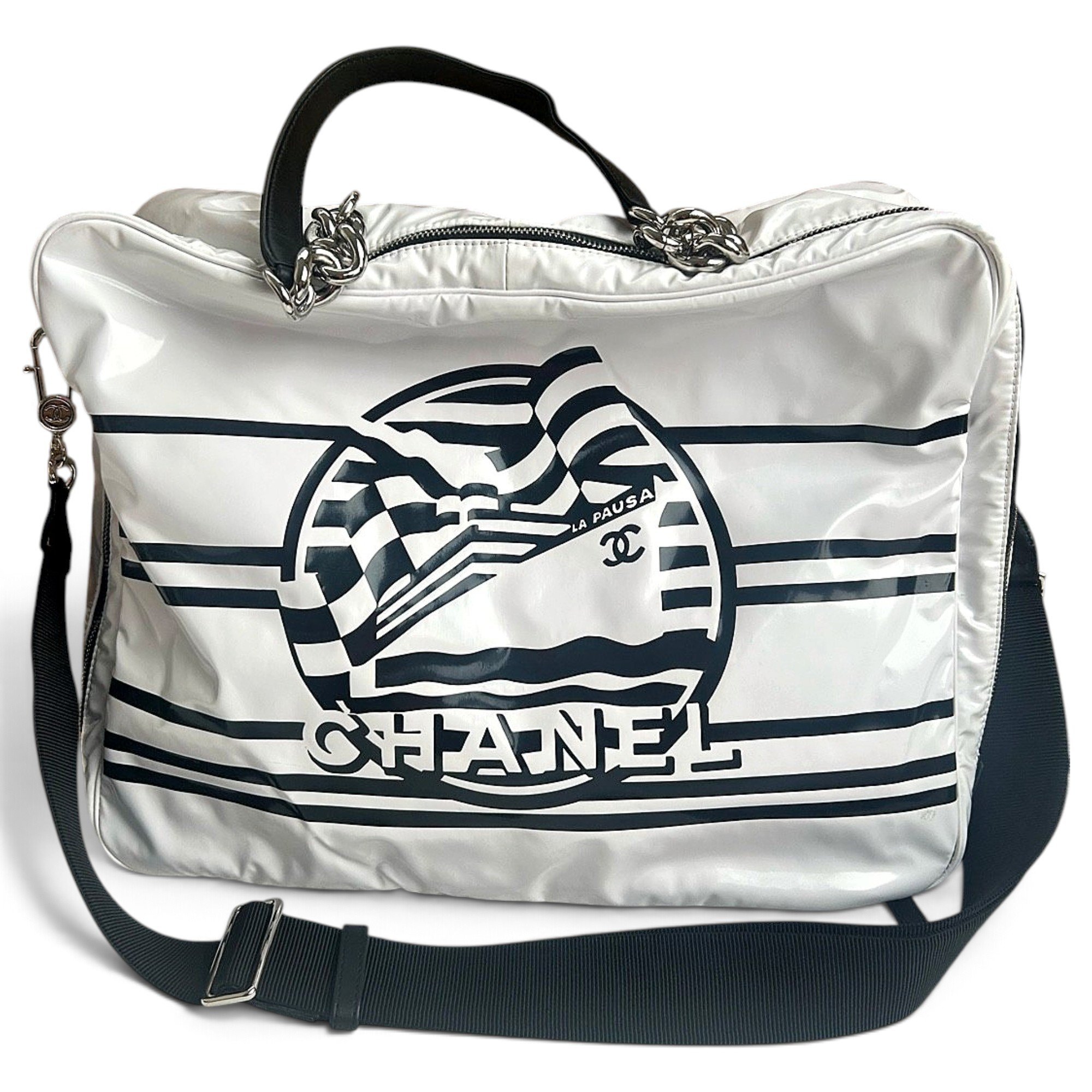 Vinyl handbag