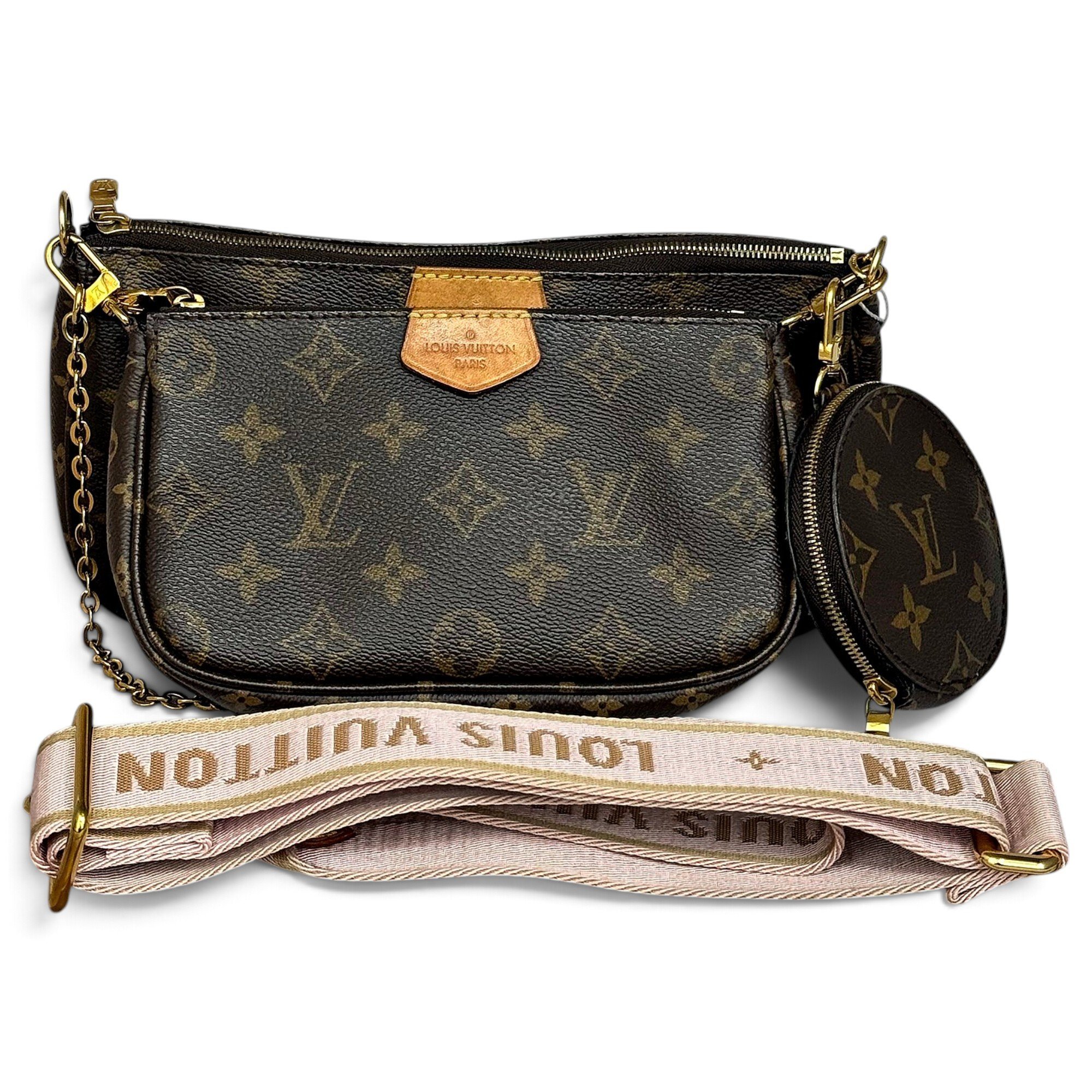 Multi Pochette Accessoires leather handbag