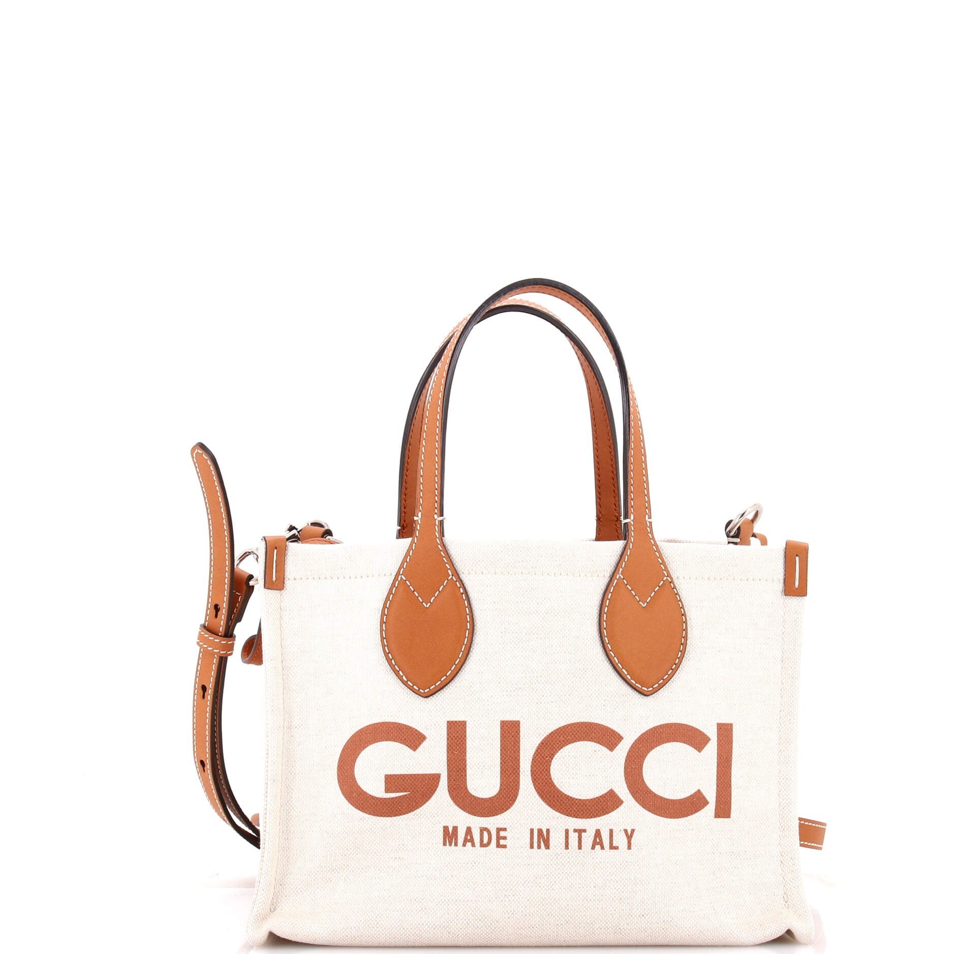 Logo Shopper Tote Printed Canvas Small