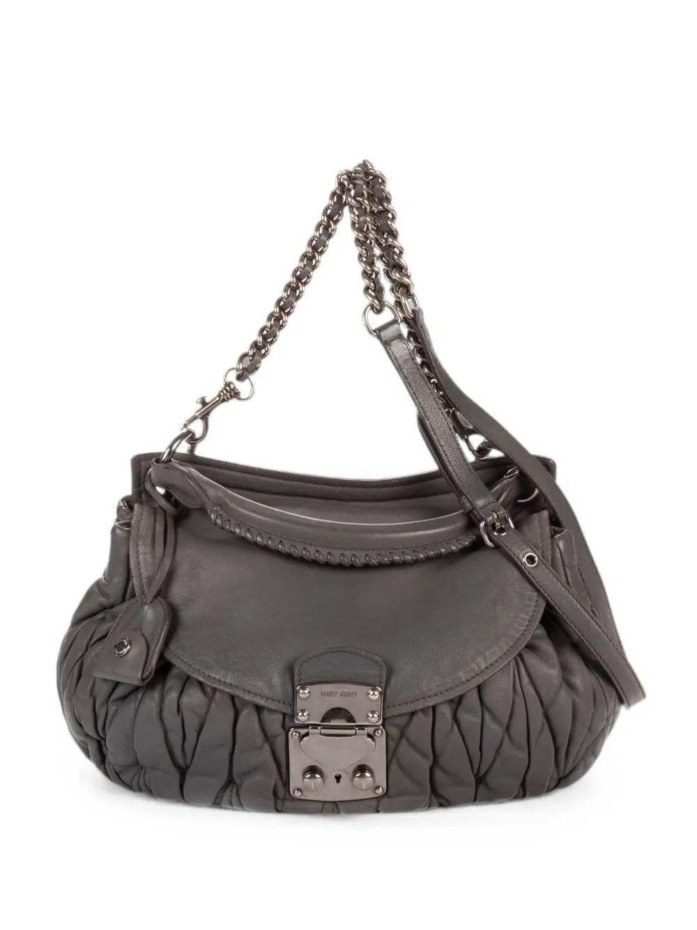 Miu Miu Coffer matelassé tote bag