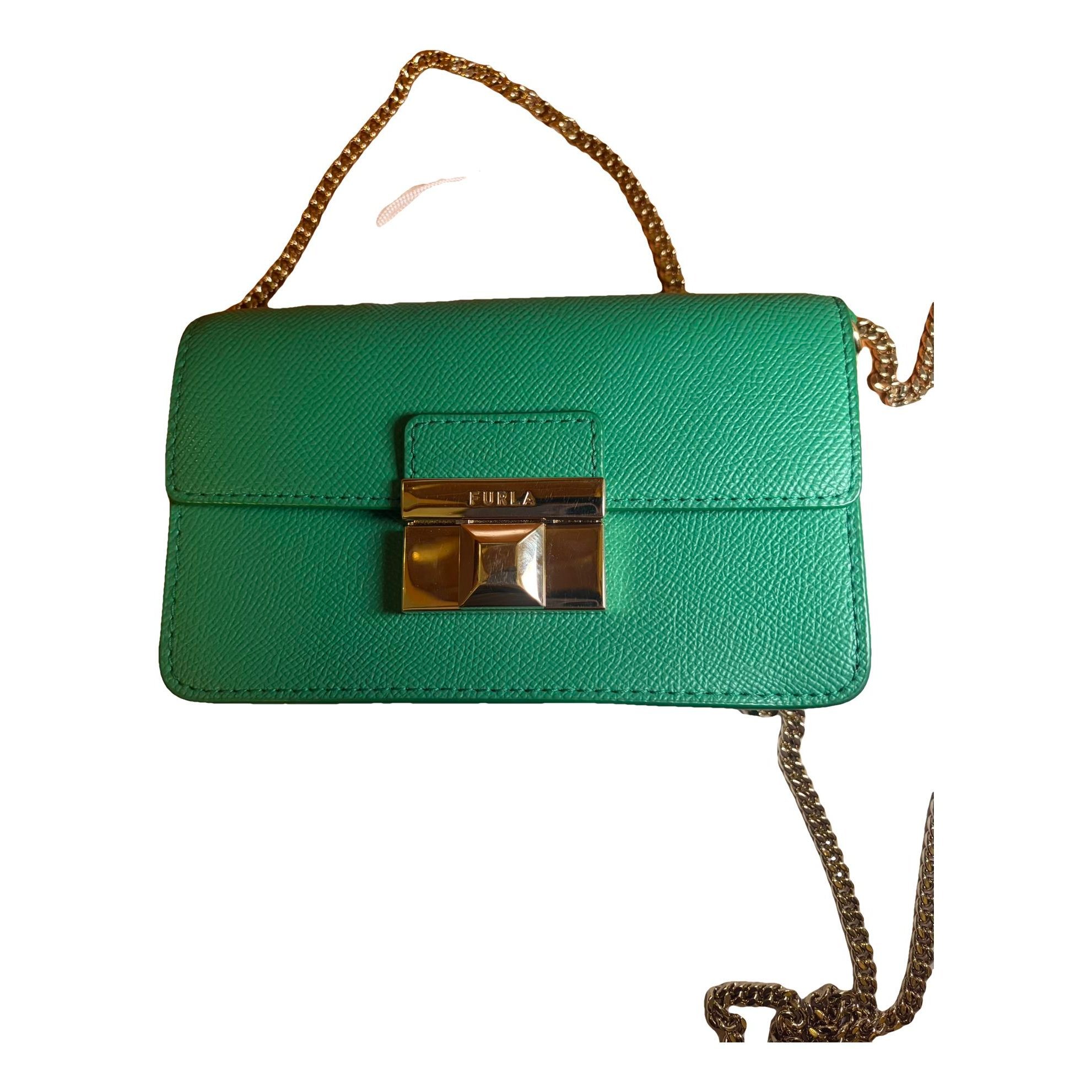 Metropolis leather clutch bag