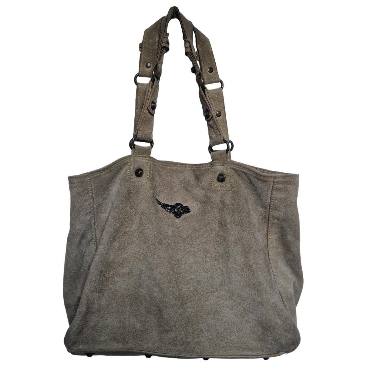 Leather tote