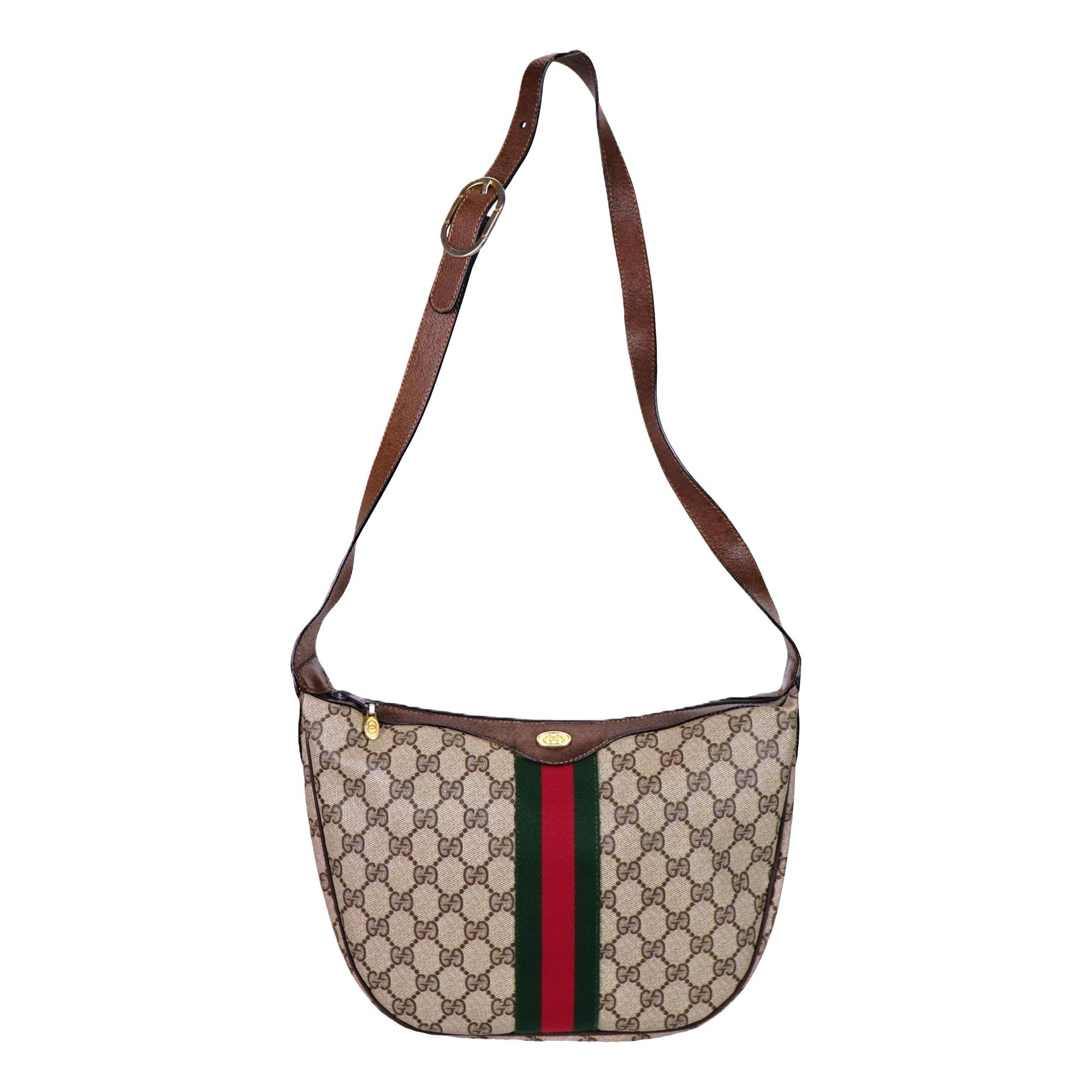 Ophidia Hobo leather crossbody bag