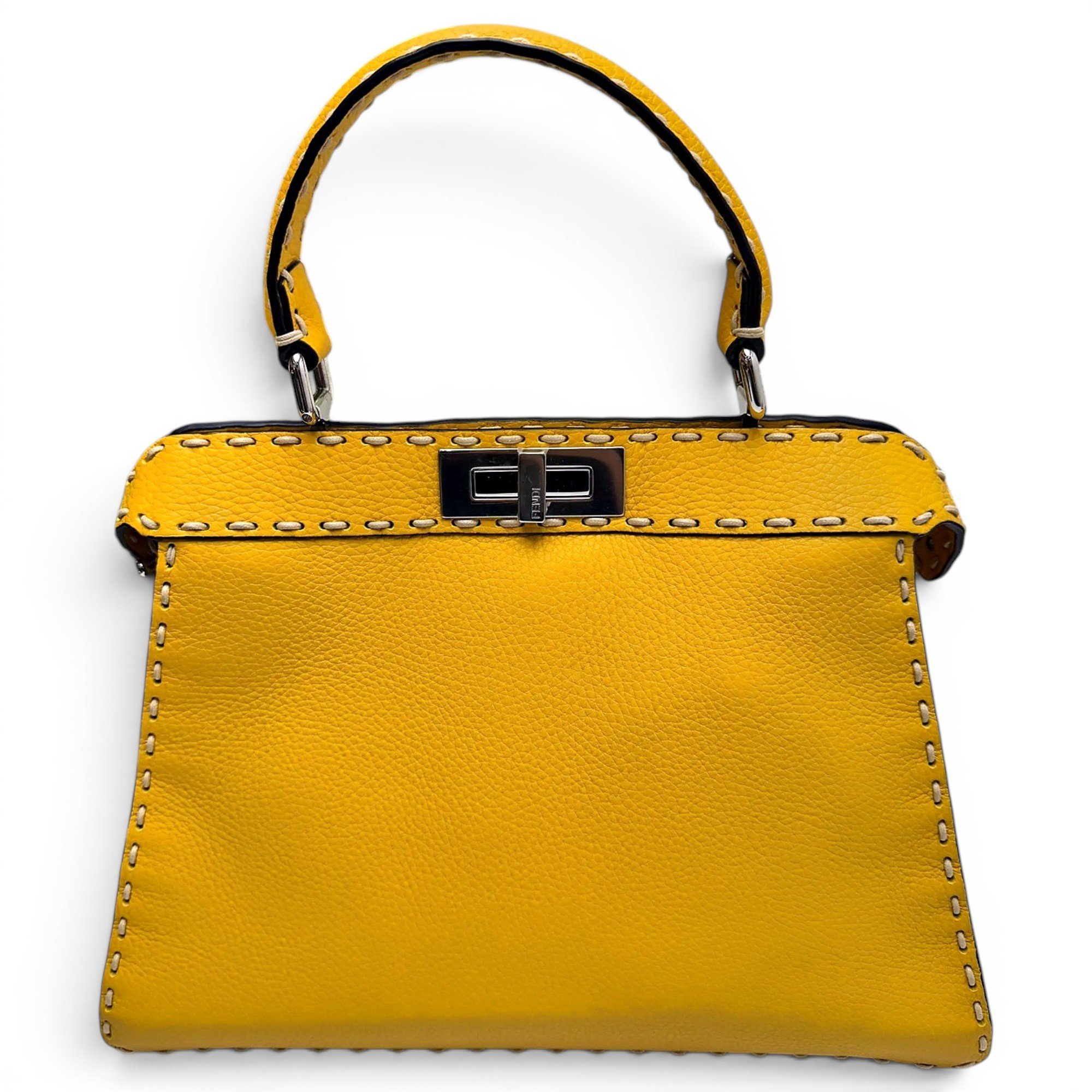 Peekaboo leather crossbody bag
