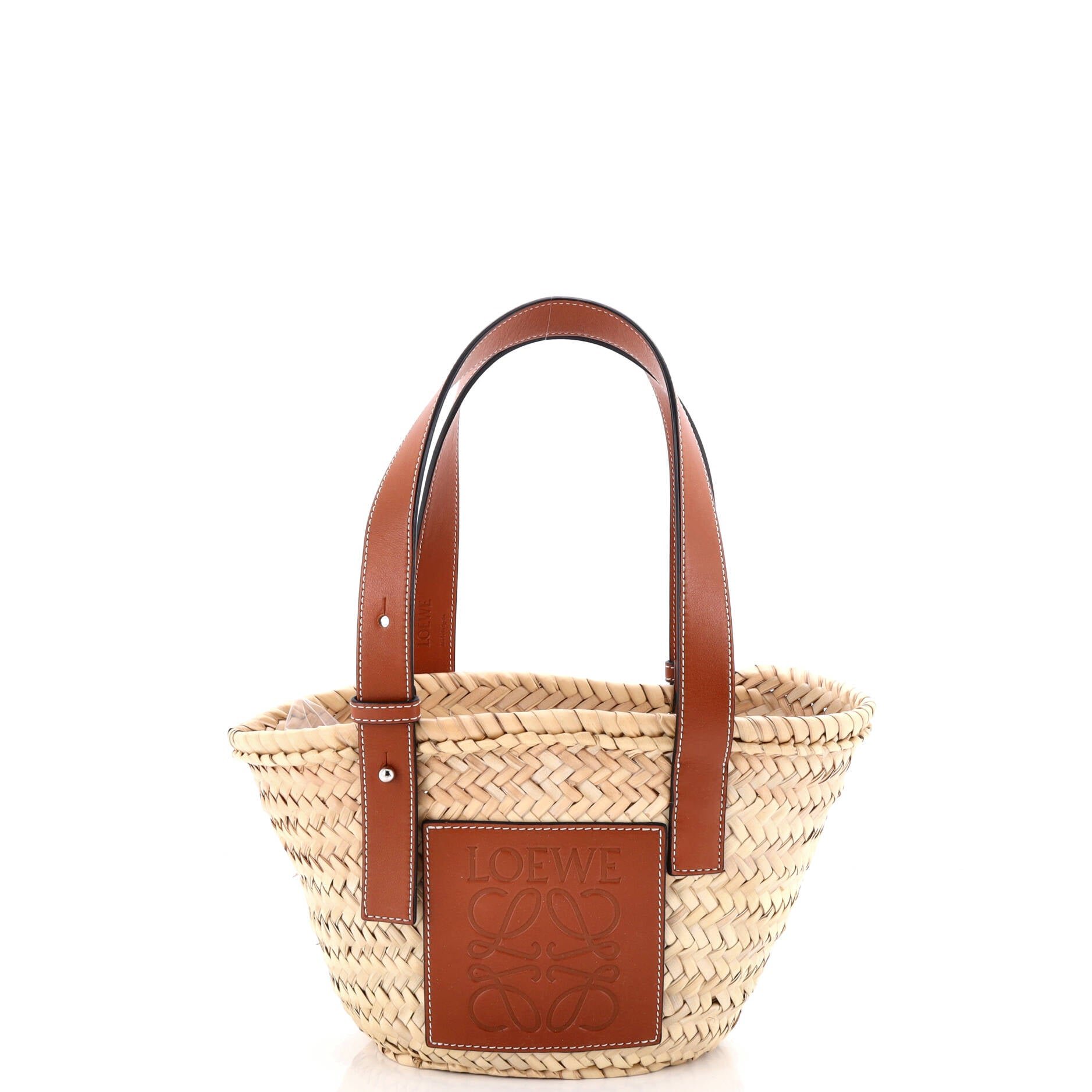 Loewe Basket Tote Raffia Small