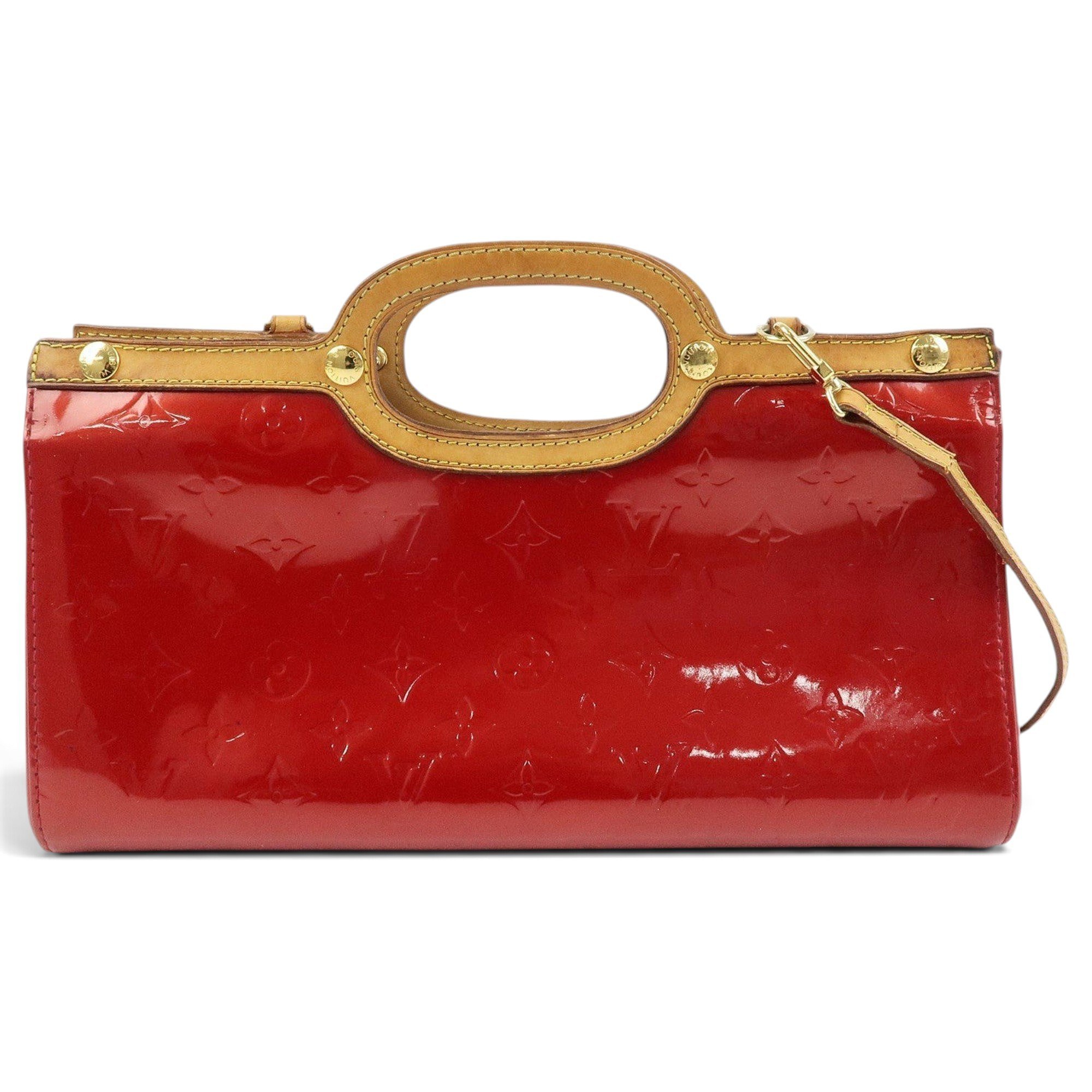 Roxbury patent leather handbag