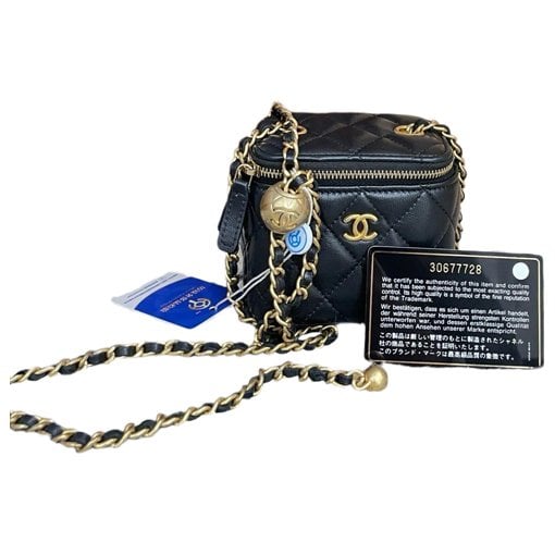Vanity leather mini bag