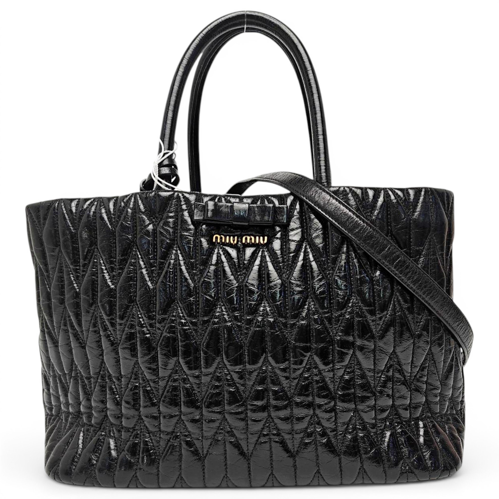 Miu Miu Matelassé leather crossbody bag